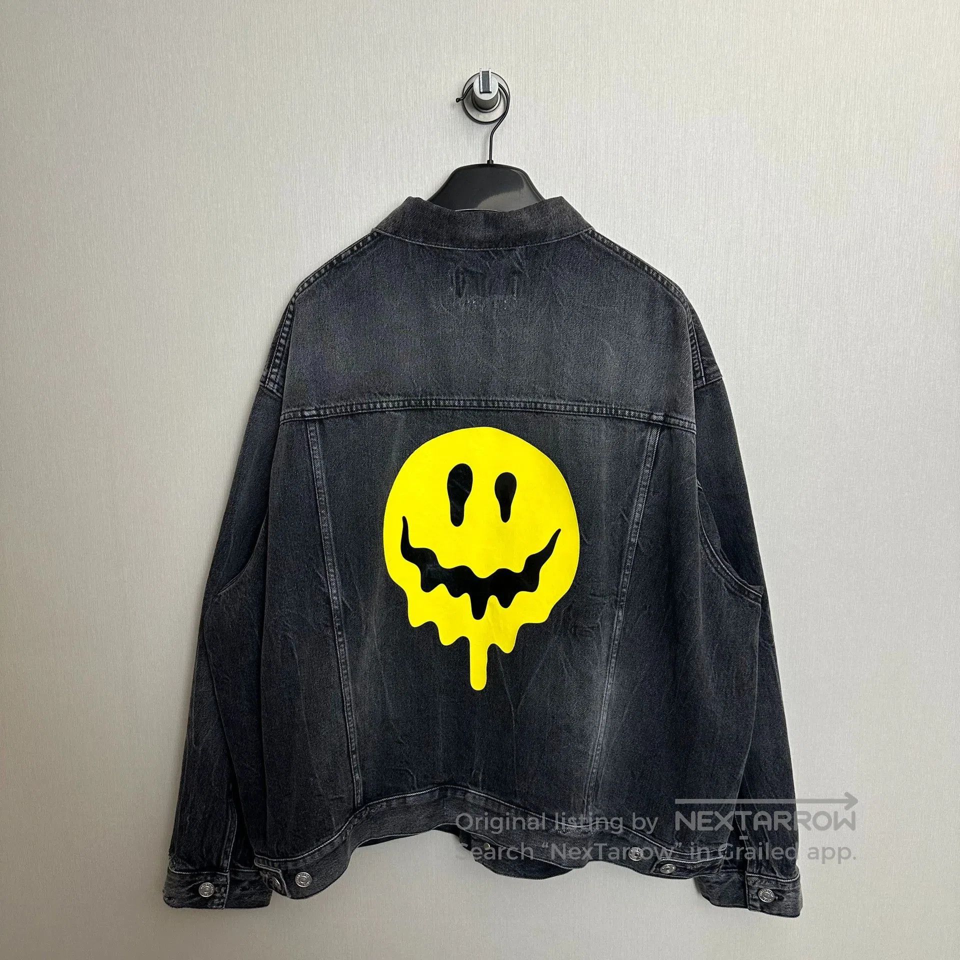 Balenciaga Balenciaga Dissolved Smile Denim Jacket M Size. Size US M / EU 48-50 / 2 - 2 Thumbnail
