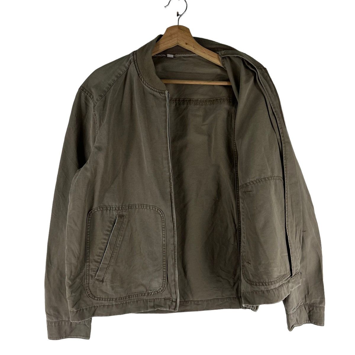 Vintage 🔥VINTAGE BOMBER JACKET FLY PARACHUTE DESIGN Size US L / EU 52-54 / 3 - 9 Thumbnail