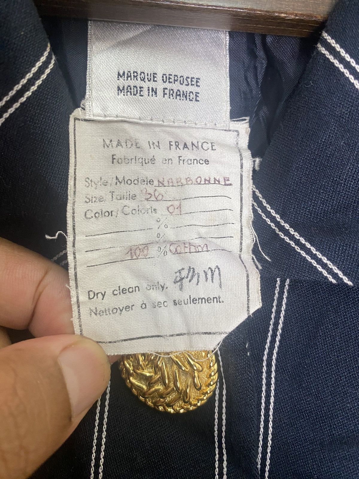 Celine CELINE TWEED JACKET MADE IN FRANCE Size S / US 4 / IT 40 - 10 Thumbnail