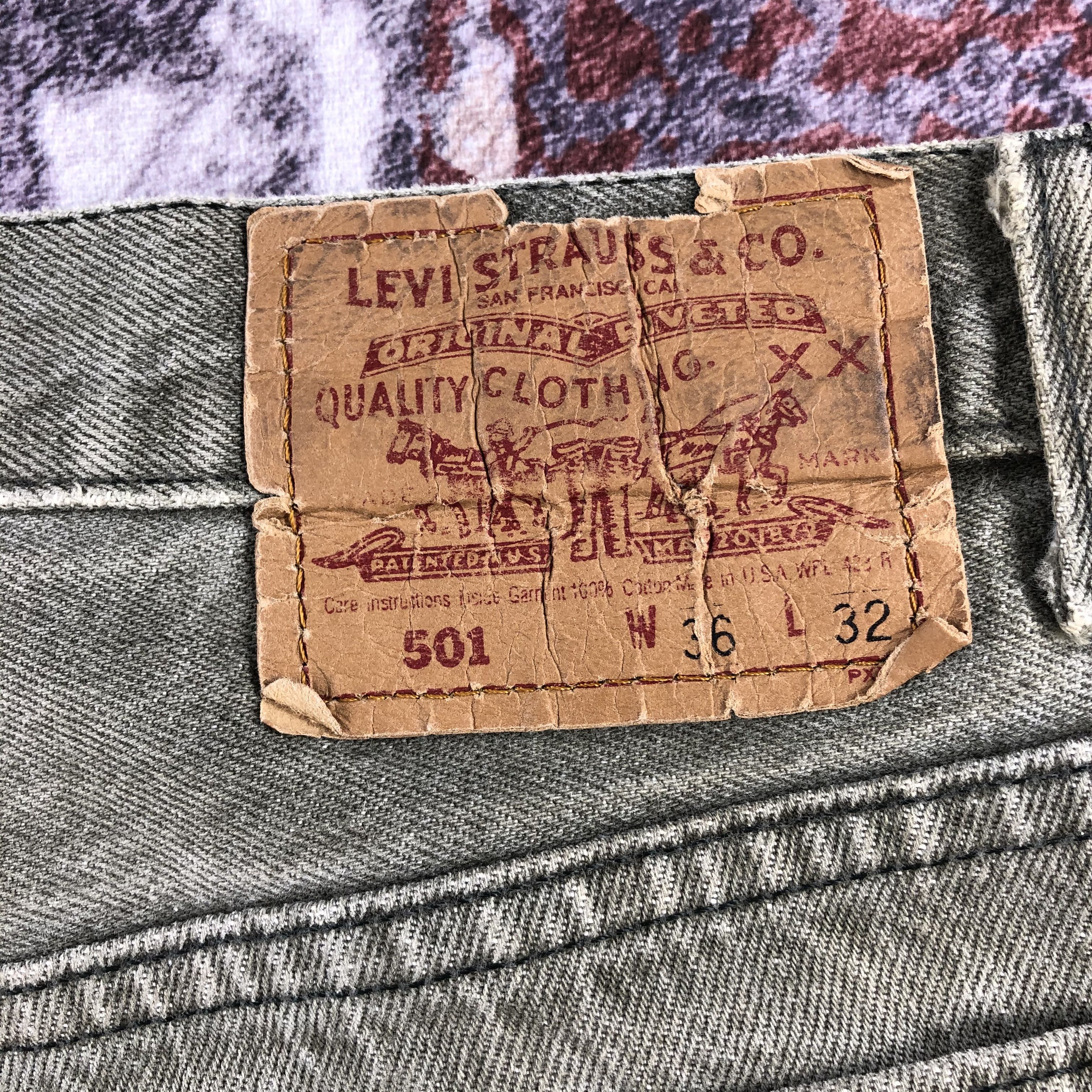 Levi's Vintage 90s Levis 501 Jeans-JM2398 Size US 36 / EU 52 - 8 Thumbnail