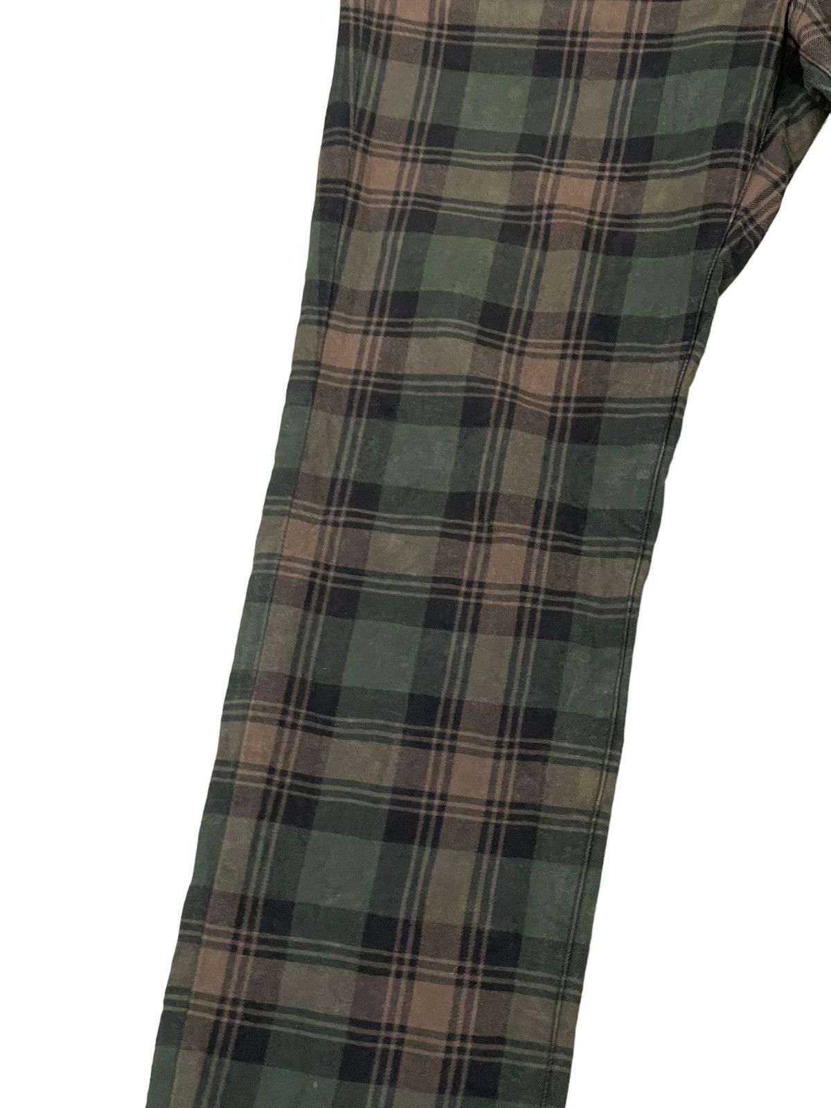 Japanese Brand Slim Check Pant Rageblue Stretch 7🟦0 Size US 33 - 10 Thumbnail
