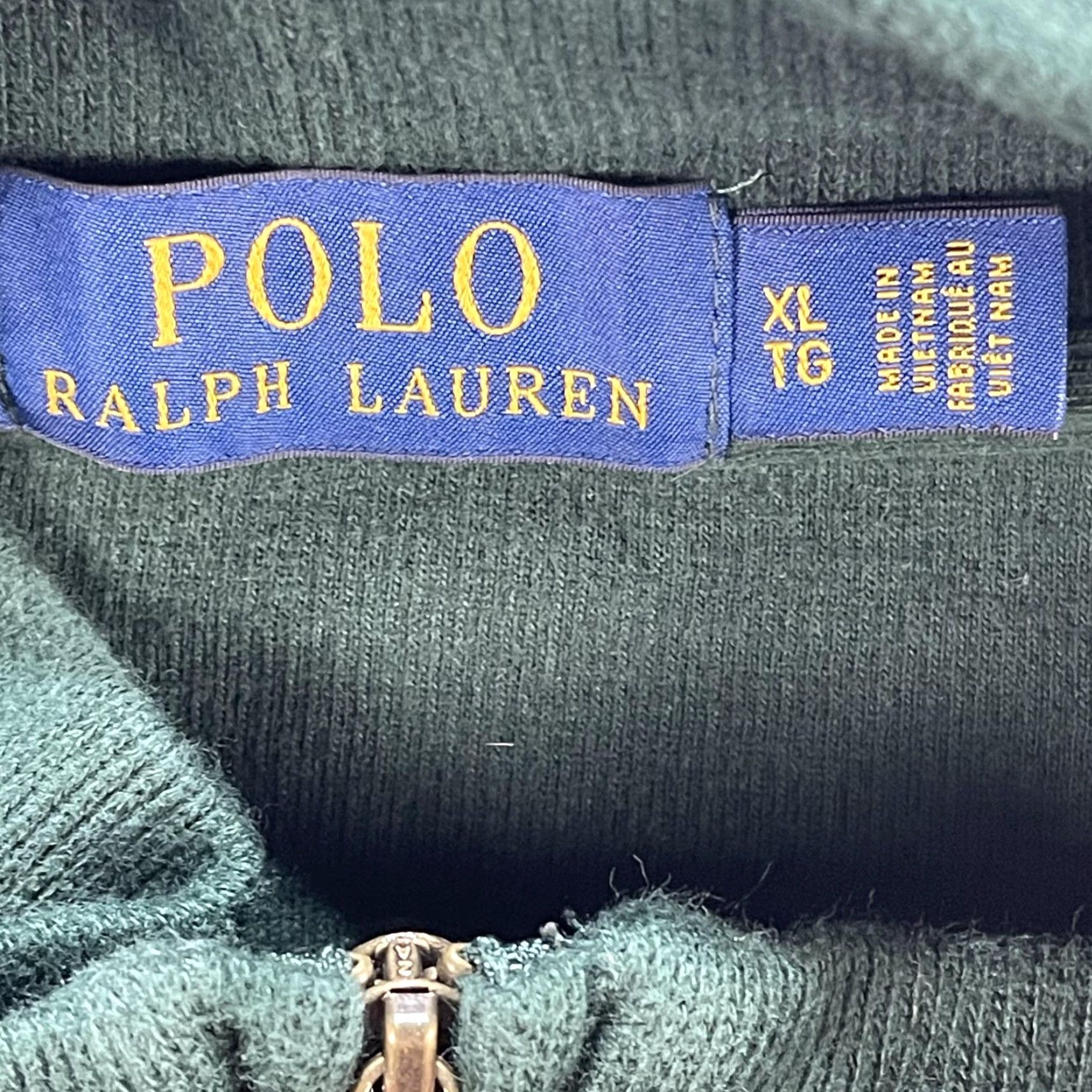 Polo Ralph Lauren Polo Ralph Lauren Sweater Mens XL Pullover Mock Neck Half Zip Hunter Green 1/4 Zip Knit Pattern Solid Polo Pony Logo Black List: Polo Ralph Lauren Size US XL / EU 56 / 4 - 5 Thumbnail