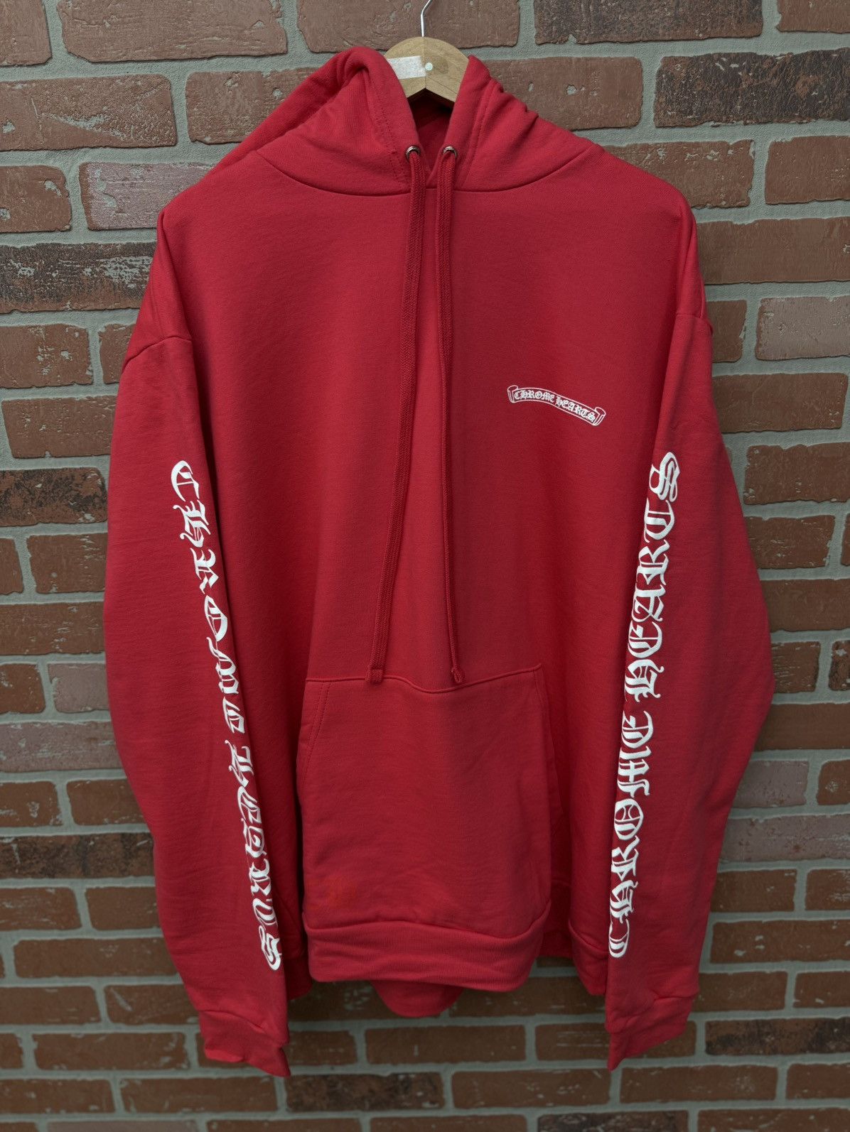 Chrome Hearts Chrome Hearts Red Stencil Web Hoodie Size XL (NEW) Size US XL / EU 56 / 4 - 1 Thumbnail