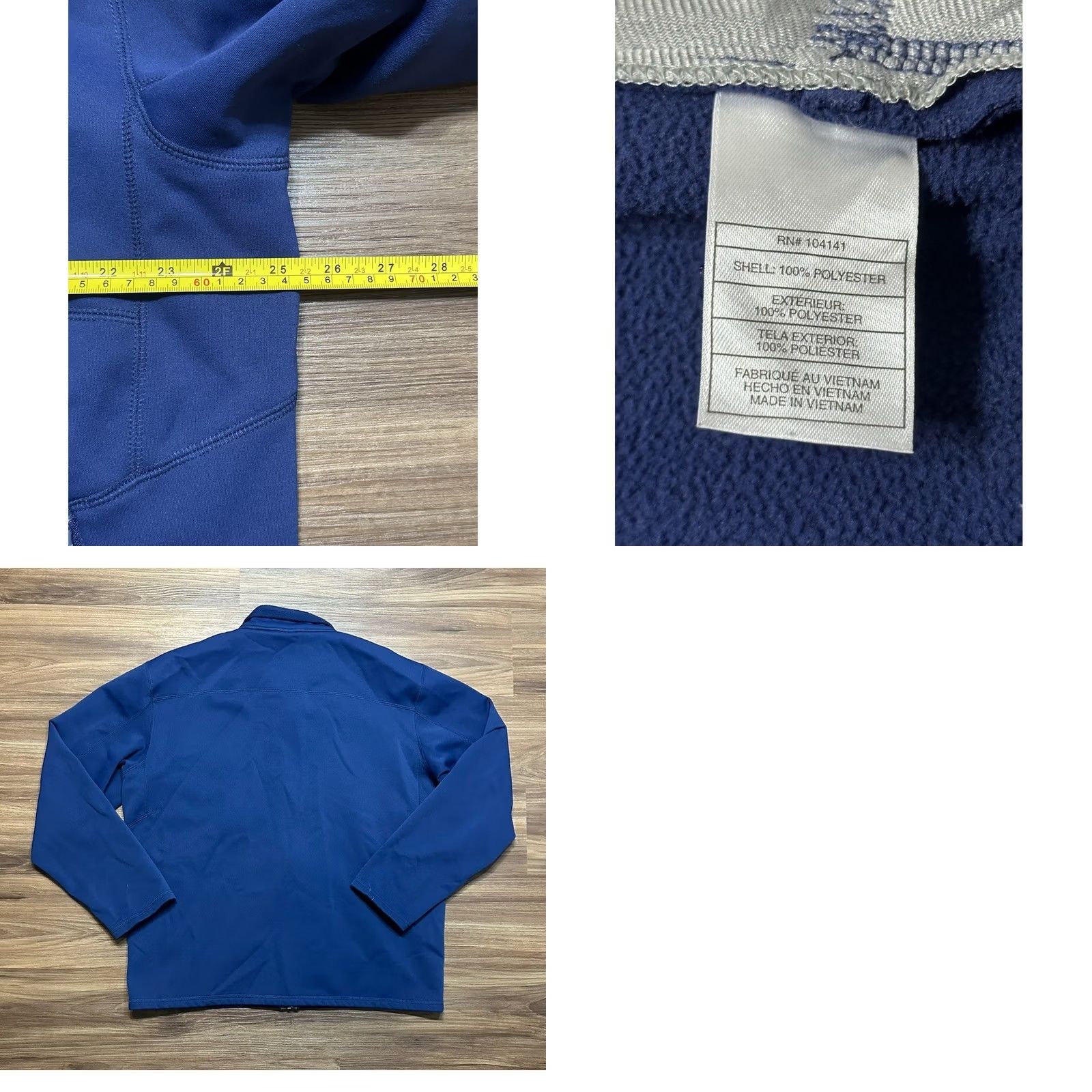 Nike ACG Vintage Nike ACG Therma-Fit Fleece Jacket Navy Blue Men's Sz XL Full Zip Size US XL / EU 56 / 4 - 8 Thumbnail