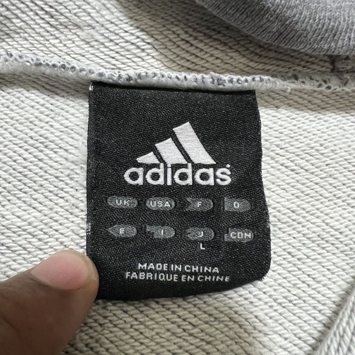 Adidas × Vintage Vintage Adidas Hoodie Size US L / EU 52-54 / 3 - 10 Thumbnail