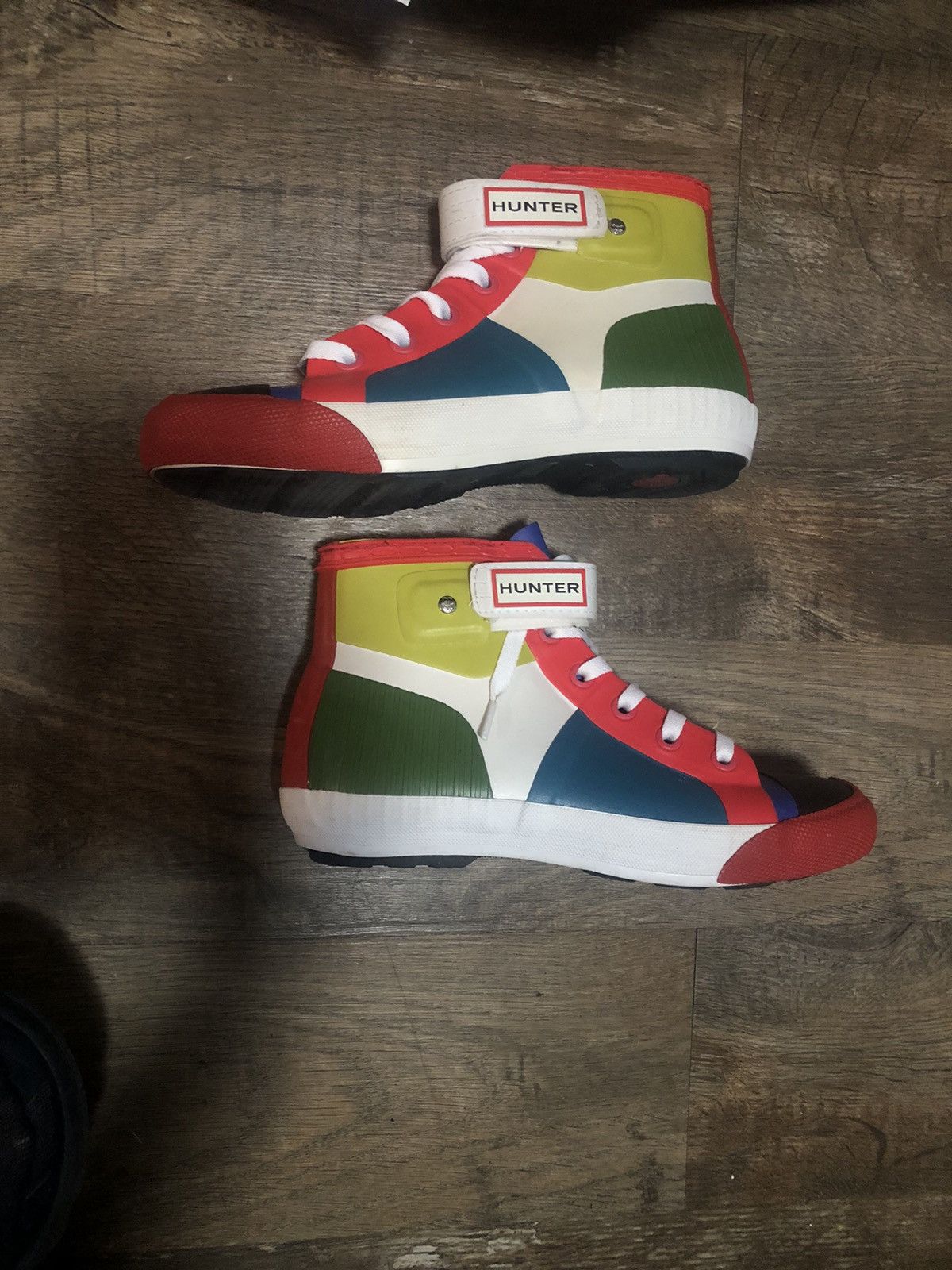 Hunter Hunter Multicolor High Top Waterproof Sneakers - Size US 6 / IT 36 - 1 Thumbnail