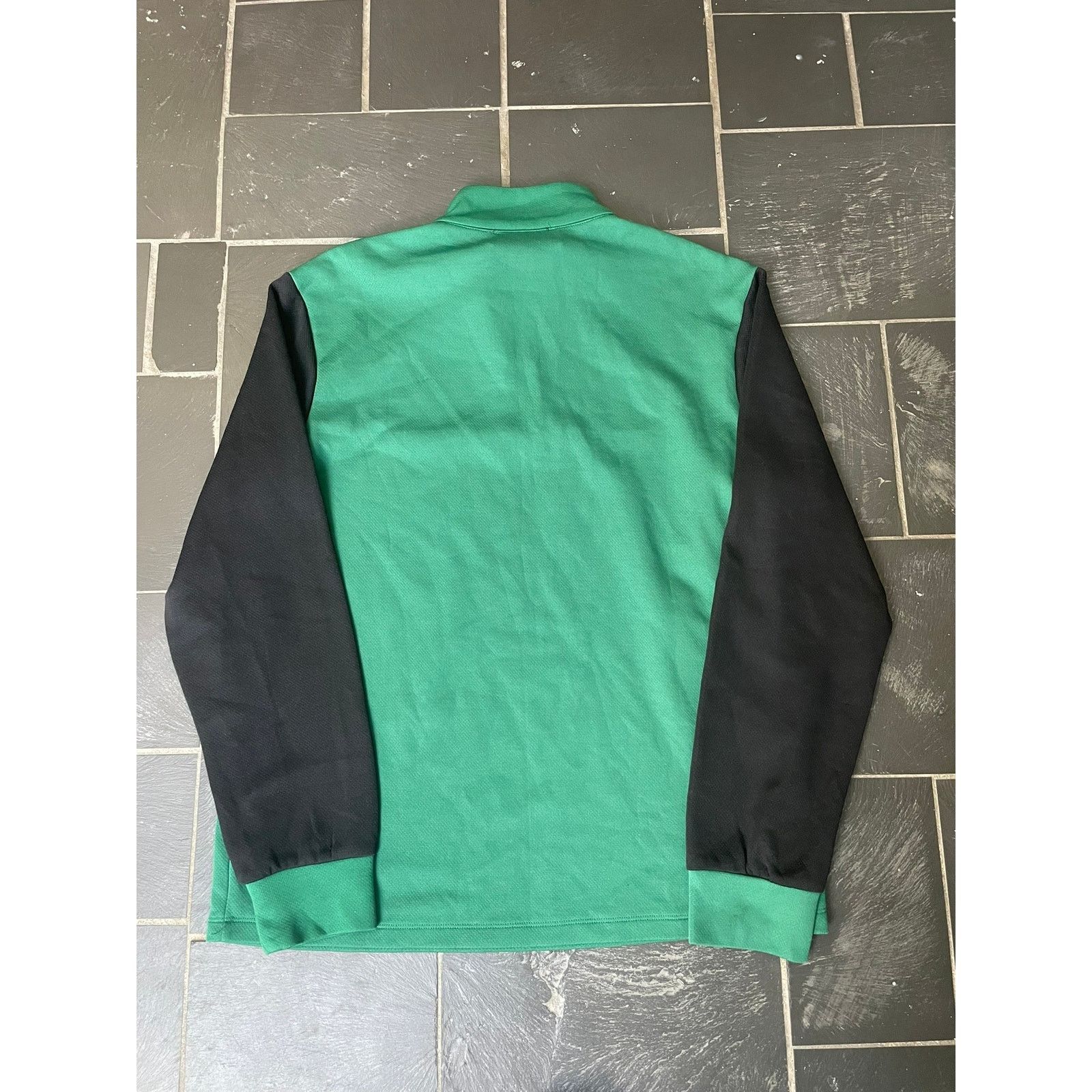 H&M Mens Half Zip Pullover Black Green Size Medium Size US M / EU 48-50 / 2 - 3 Thumbnail