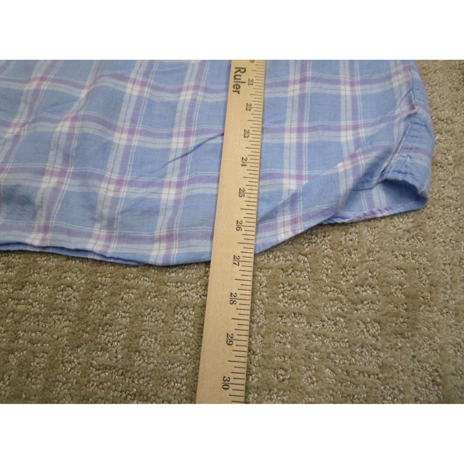 Peter Millar Peter Millar Shirt Men Medium Blue Check Long Sleeve Button Up Broadmoor Resort Size US M / EU 48-50 / 2 - 7 Thumbnail