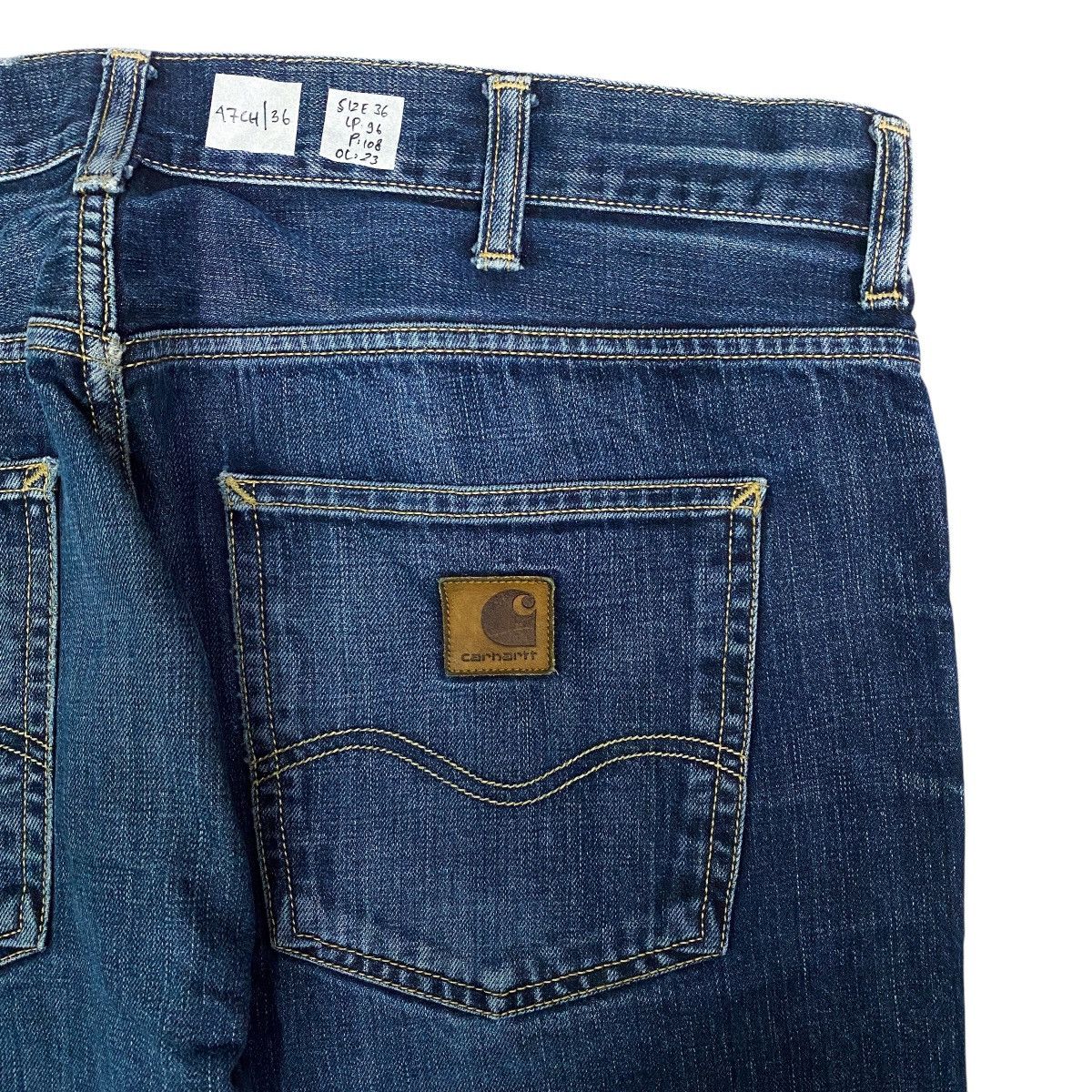 Carhartt × Vintage Carhartt WIP Marlow Pant Jean Size US 34 / EU 50 - 5 Thumbnail