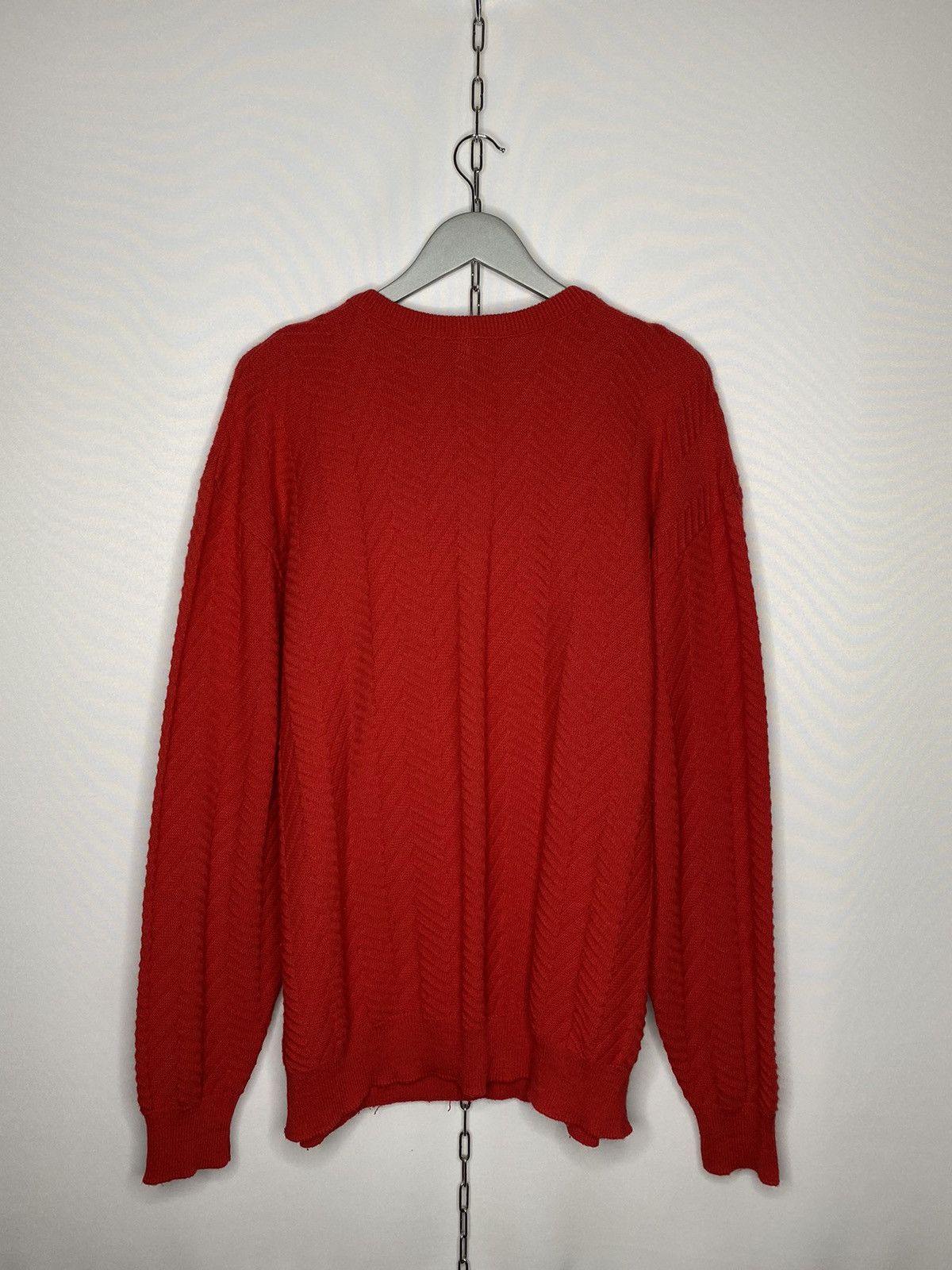 Lacoste × Vintage 🐊Vintage Lacoste Chemise Knitted Sweater Jumper Pullover🐊 Size US XL / EU 56 / 4 - 3 Thumbnail