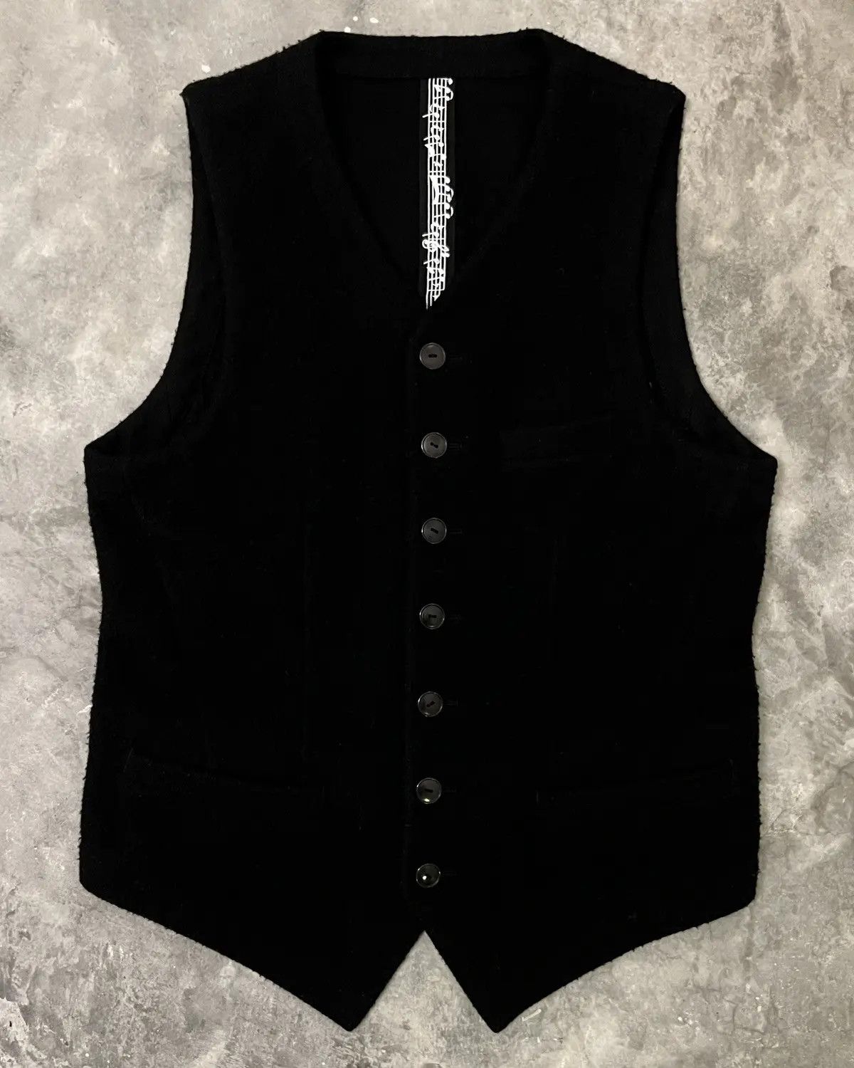 Number (N)ine Number Nine Music Note Vest Size US L / EU 52-54 / 3 - 1 Thumbnail