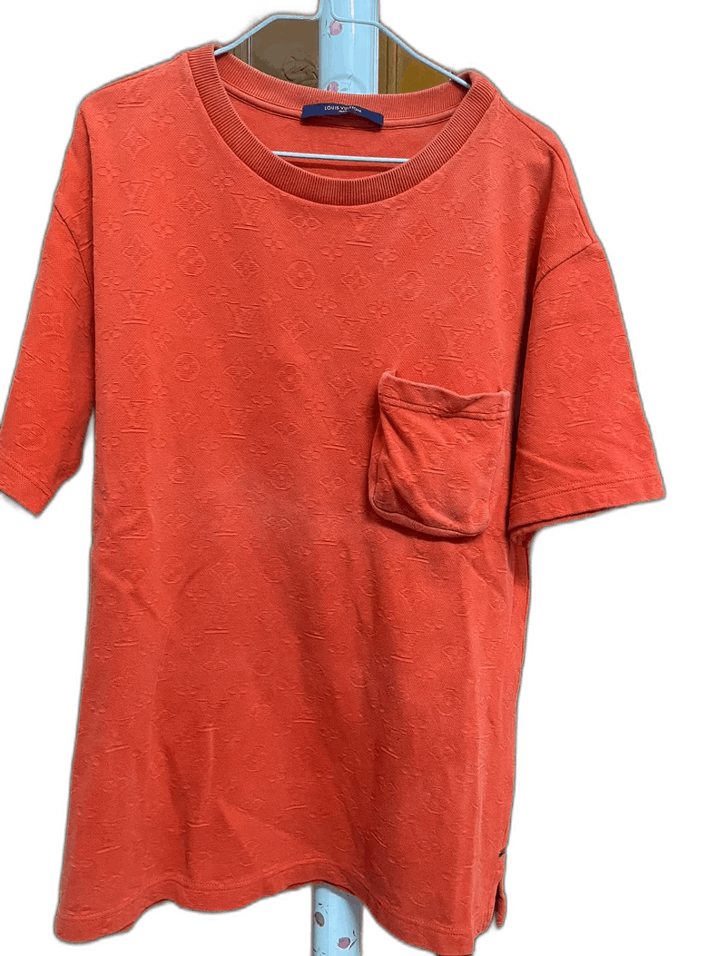 Louis Vuitton Louis Vuitton Red Short Sleeve Logo Shirt -2505 Size US L / EU 52-54 / 3 - 1 Thumbnail