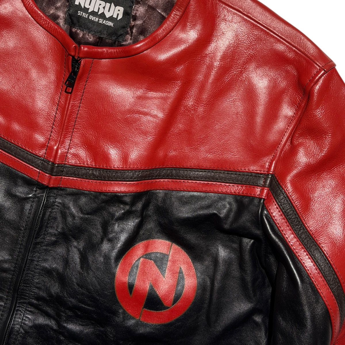 NYRVA Leather motorcycle jacket Size US L / EU 52-54 / 3 - 2 Thumbnail