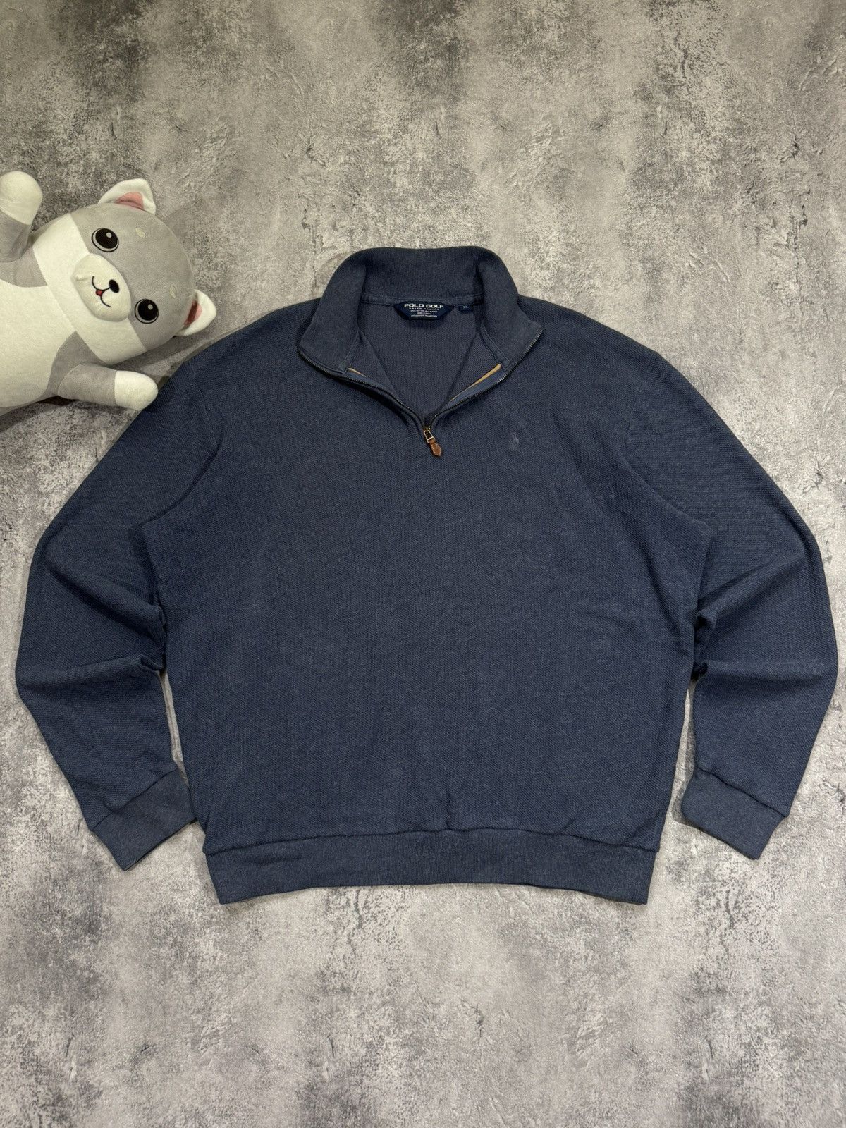 Polo Ralph Lauren × Ralph Lauren × Vintage Vintage Polo Ralph Lauren 1/3 zip sweater y2k Size US XL / EU 56 / 4 - 1 Thumbnail