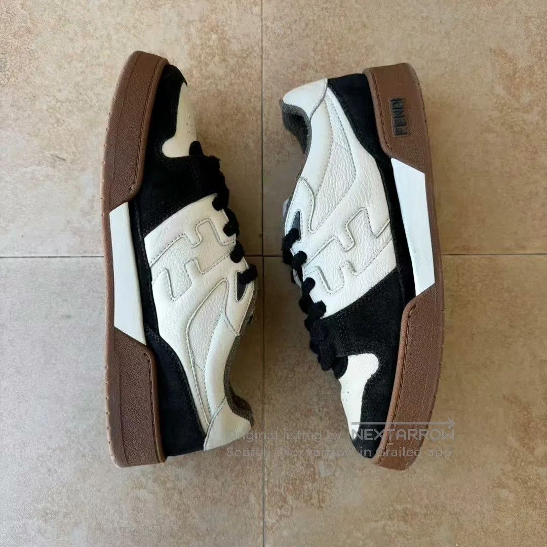 Fendi fendi leather patchwork sneakers size 43. Size US 9 / EU 42 - 4 Thumbnail