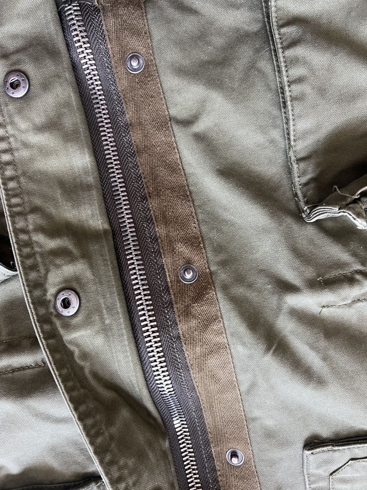 Other Military Style Jacket Heavy Canvas Army Green Size US L / EU 52-54 / 3 - 5 Thumbnail