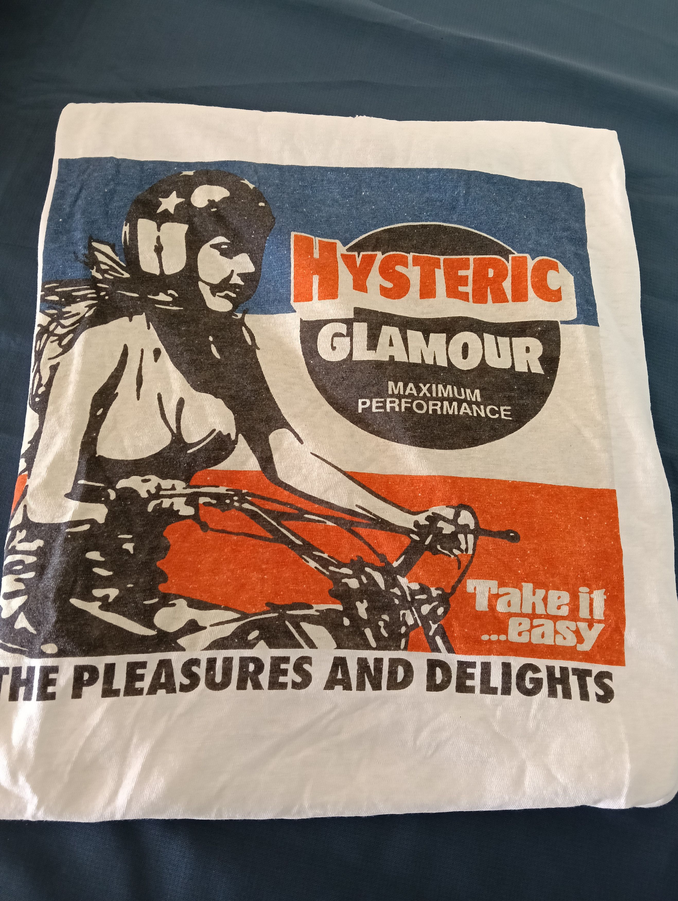 Hysteric Glamour Distressed hysteric glamour white tee. Size US L / EU 52-54 / 3 - 1 Thumbnail