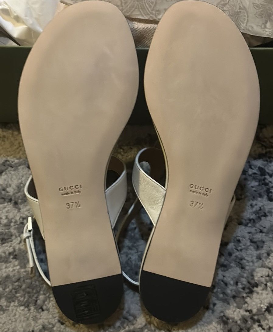 Gucci Gucci Double G Thong Sandal size 37.5 Size US 7.5 / IT 37.5 - 6 Thumbnail