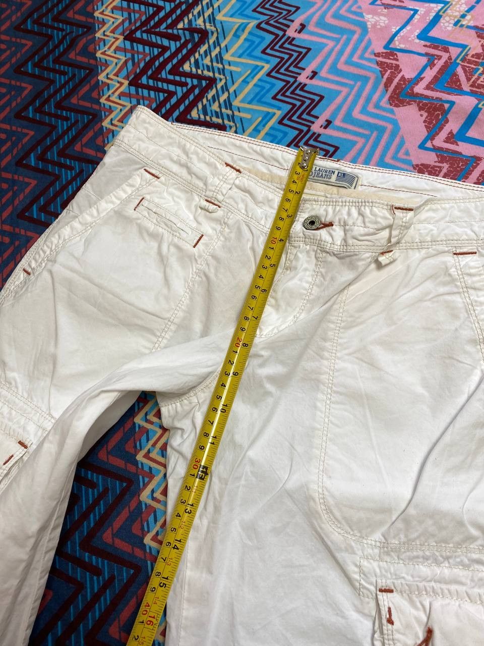 Lauren Ralph Lauren × Polo Ralph Lauren Vintage / Y2K Polo Ralph Lauren Cargo Shorts Size 28" / US 6 / IT 42 - 10 Thumbnail