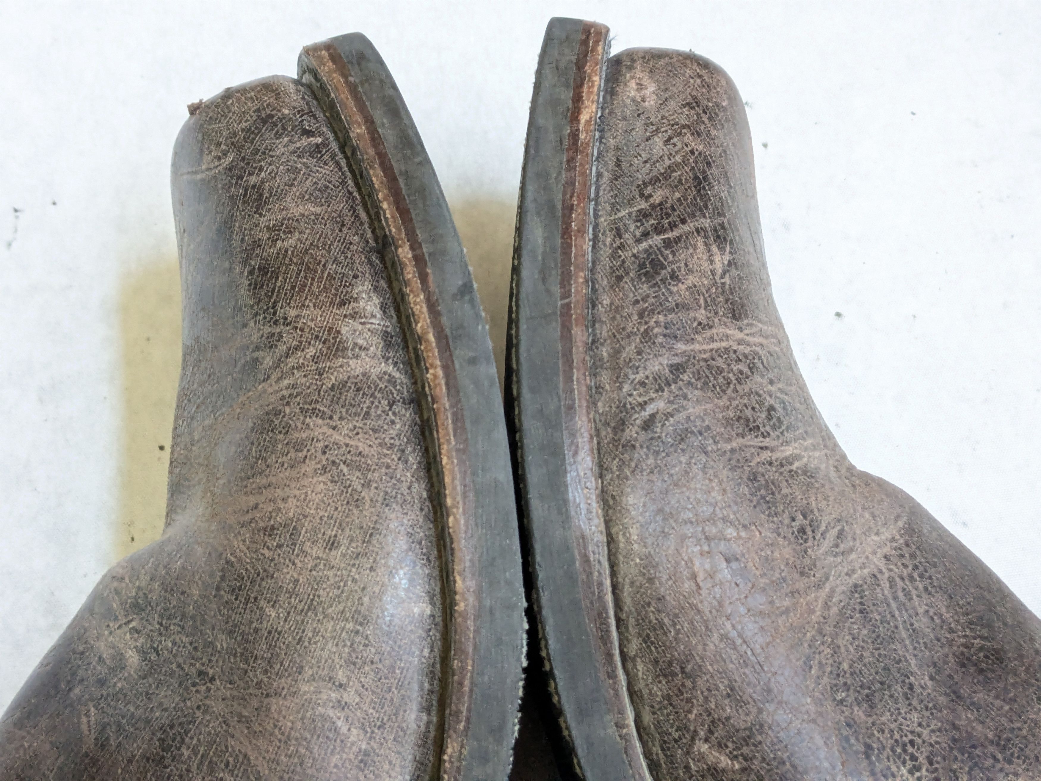 Frye Frye Harness Boots Brown Leather 11 M Leather Buckle Size US 11 / EU 44 - 9 Thumbnail