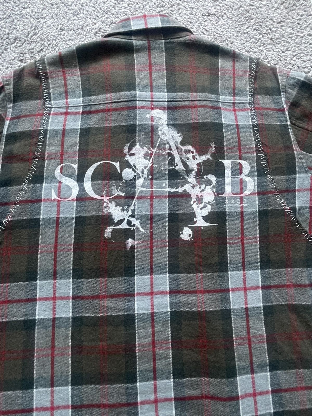 Undercover Undercover SS16 “The Greatest” Scab 3/4 Flannel Shirt Size US S / EU 44-46 / 1 - 5 Thumbnail
