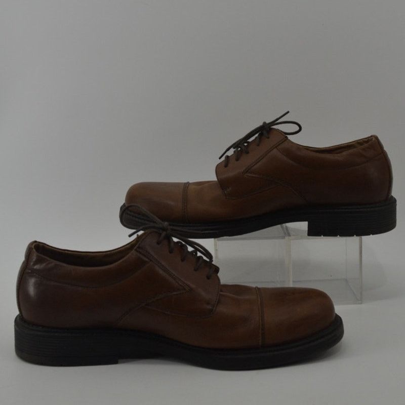 Other Borelli Brown Men's Oxford Lace Up Leather Round Toe Size 11 Size US 11 / EU 44 - 8 Thumbnail