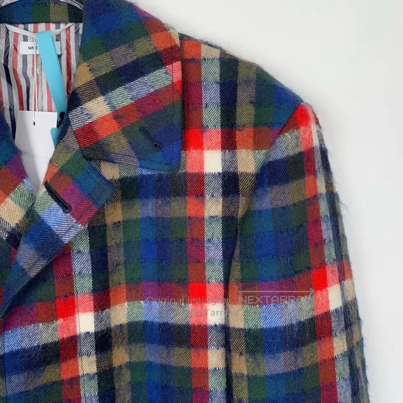 Thom Browne Thom Browne Vest with collar, checkered pattern, and color Size US XS / EU 42 / 0 - 3 Thumbnail