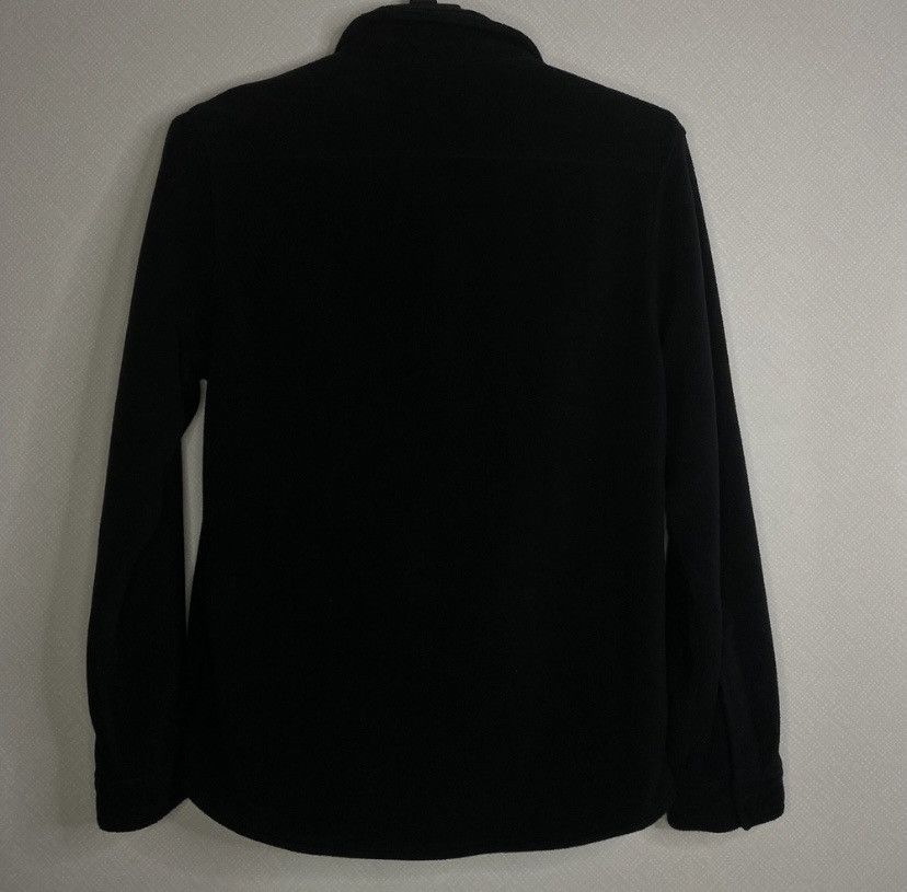 Other MPG Fleece Shirt Jacket Womens Black Button Down Sz M EUC Size M / US 6-8 / IT 42-44 - 2 Thumbnail