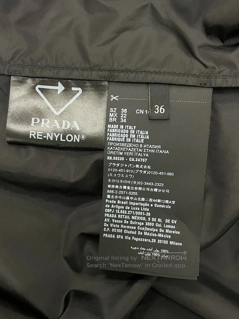 Prada Prada Black Triangle Logo Trench Coat. Size US M / EU 48-50 / 2 - 6 Thumbnail