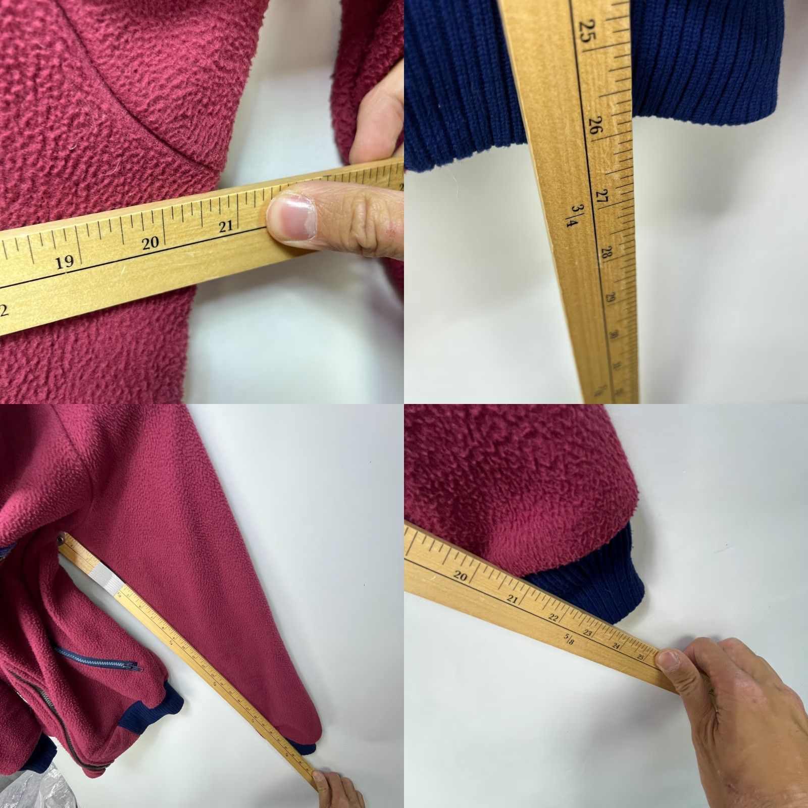 Patagonia VINTAGE Patagonia Zip Up Fleece Sweater Men M Red 70s Full Zip Sweater Mens Size US M / EU 48-50 / 2 - 8 Thumbnail