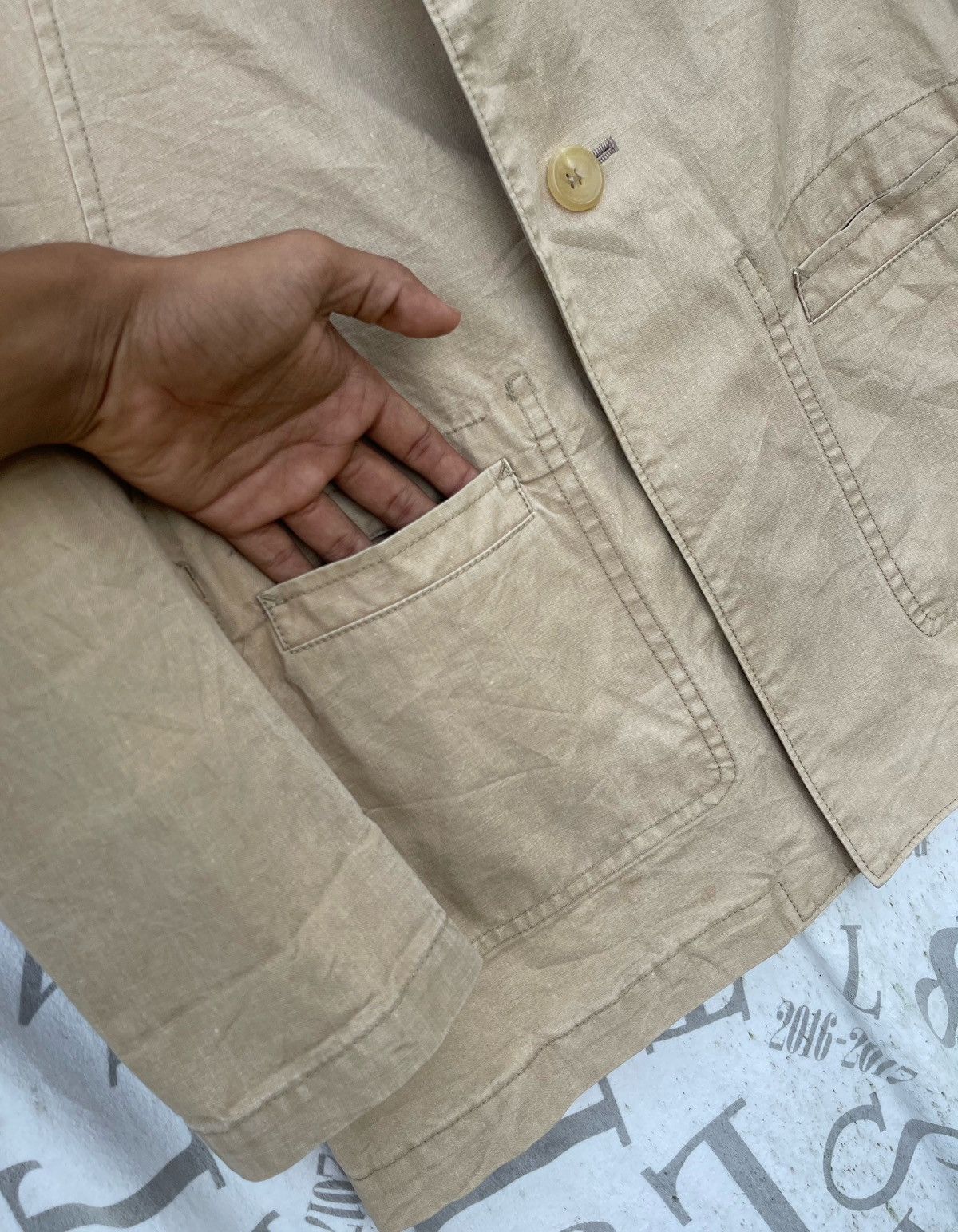 Yohji Yamamoto 🔥Vintage Yohji Yamamoto Y's Cotton Button Jacket Size US S / EU 44-46 / 1 - 13 Thumbnail