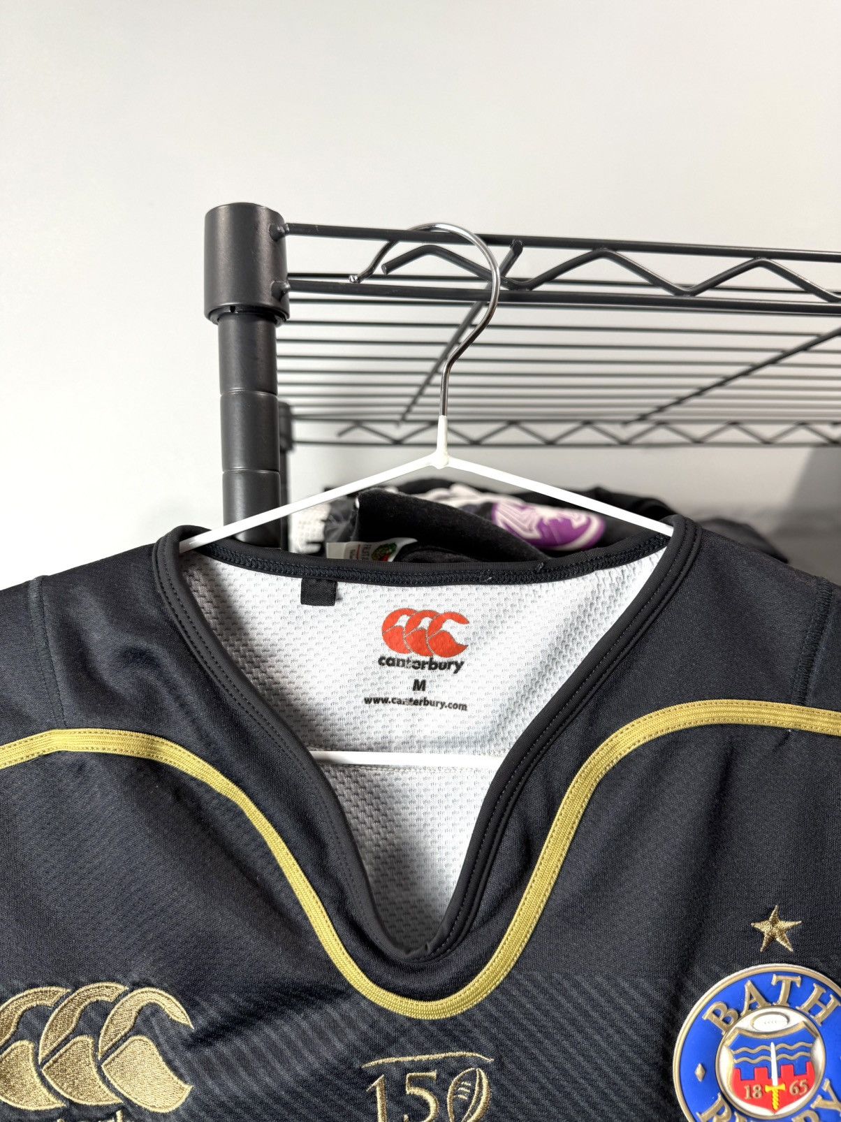 Canterbury of New Zealand Vintage Canterbury Bath Rugby Football T Shirt Size US M / EU 48-50 / 2 - 7 Thumbnail