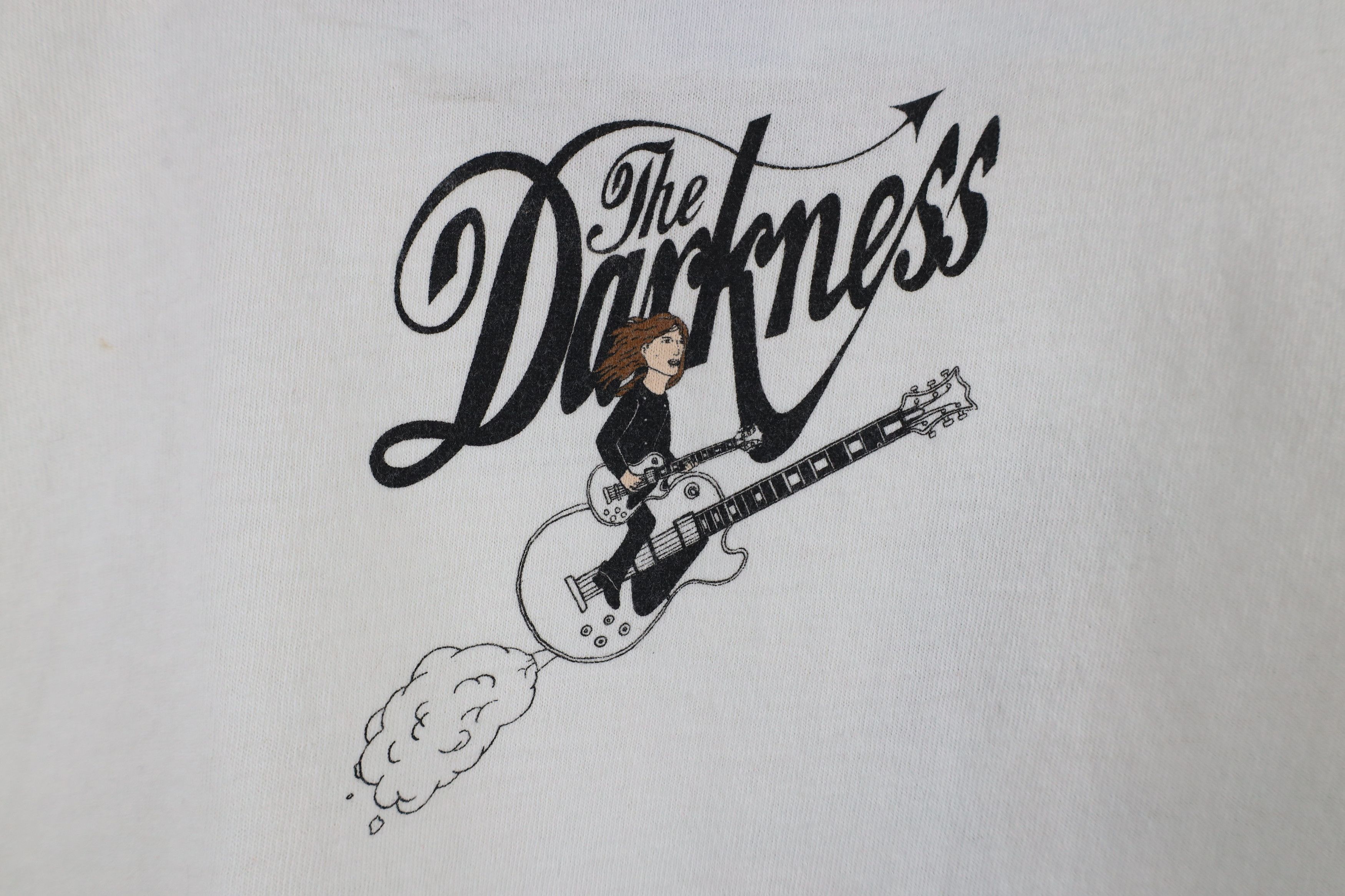 Vintage Vintage Y2K Justin The Darkness Band Short Sleeve T-Shirt Size US L / EU 52-54 / 3 - 10 Thumbnail