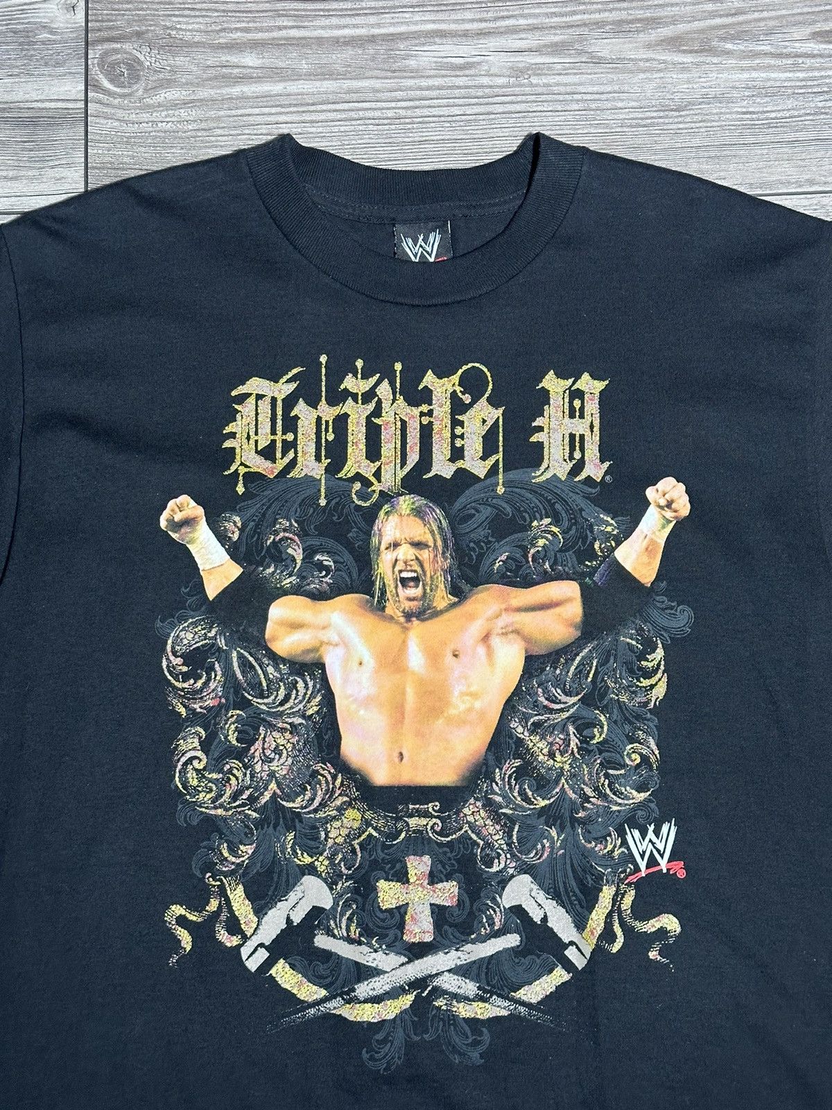 Vintage × WWE Vintage Y2K Triple H WWE Championship Collection T Shirt Size US S / EU 44-46 / 1 - 3 Thumbnail