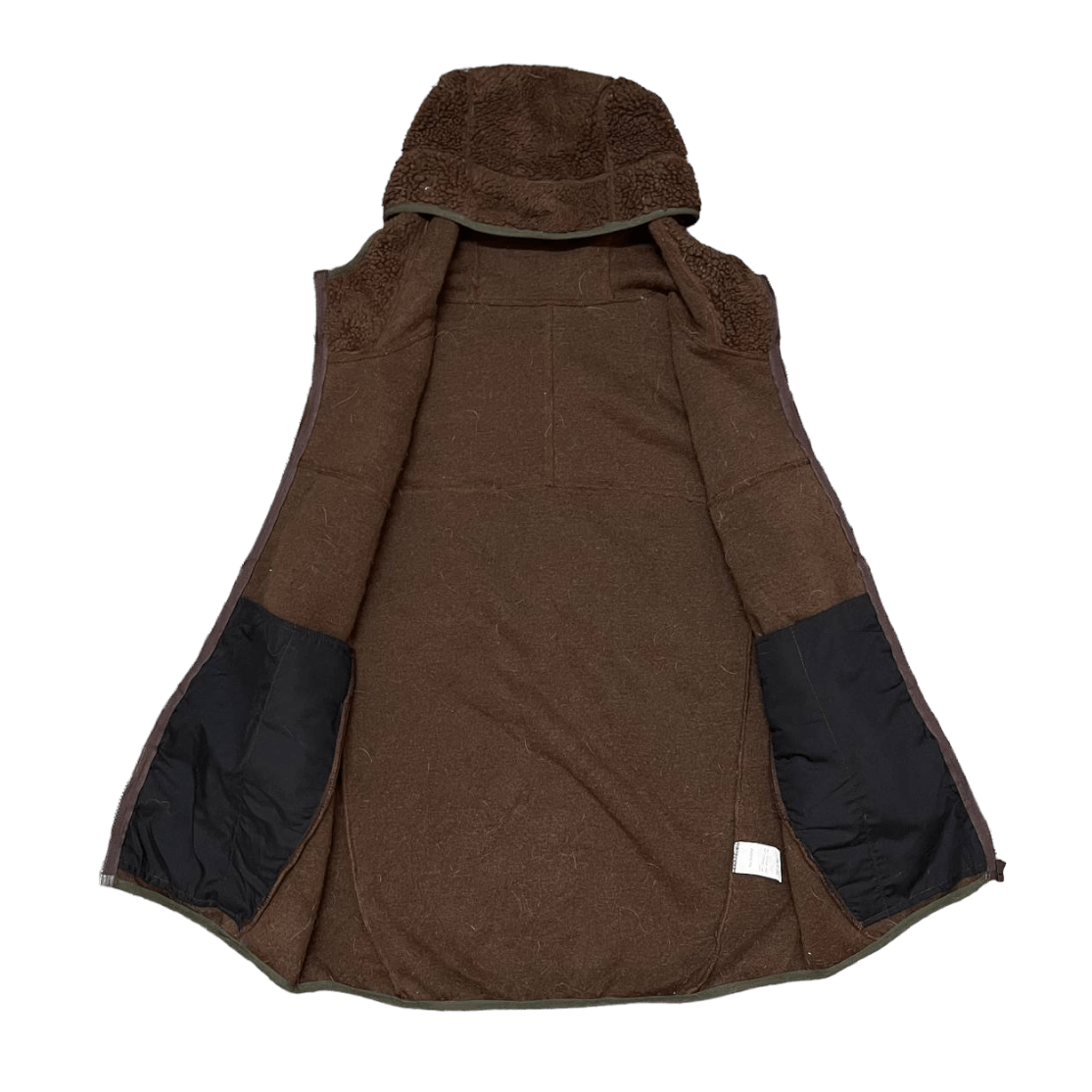 go slow caravan Go Slow Caravan Deep Pile Fleece Vest Brown Size US L / EU 52-54 / 3 - 6 Thumbnail