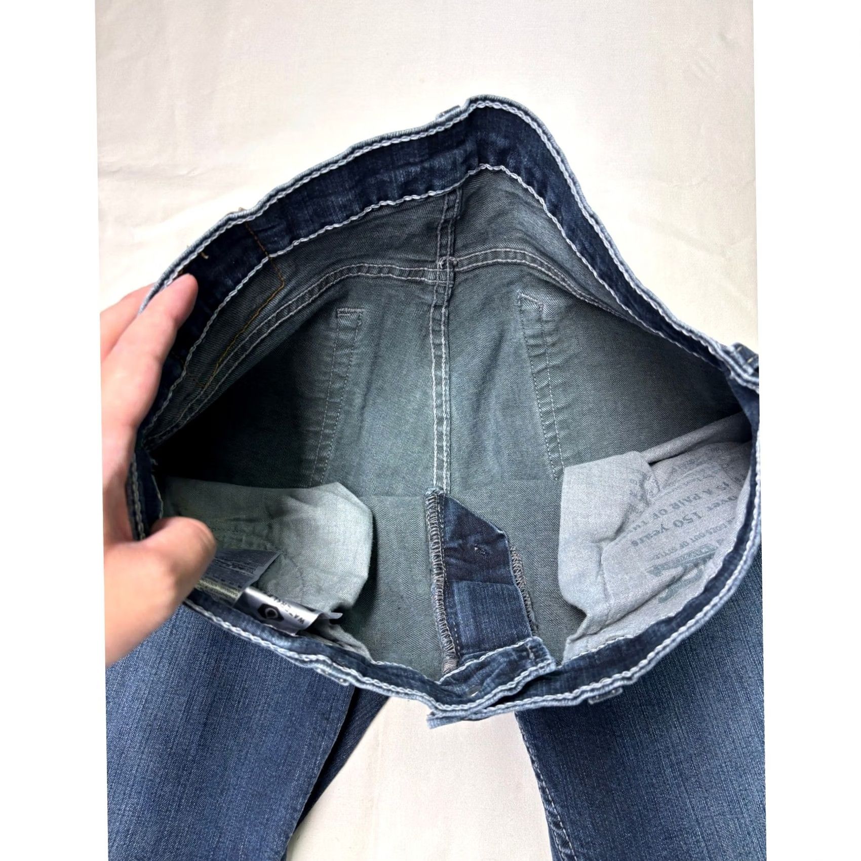 CO VINTAGE? Levi Strauss & Co 505 Mens Jeans W29 L30 Dark Wash Straight Fit Denim Size US 29 - 4 Thumbnail