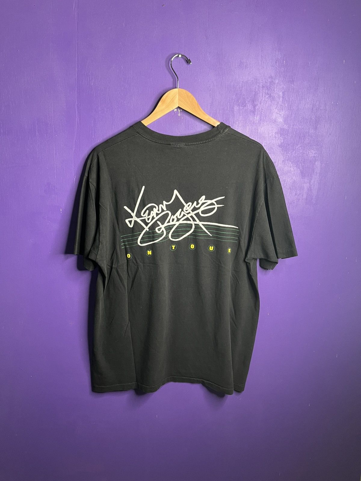 Band Tees × Vintage Vintage 90s Kenny Rodger’s standing on tour t-shirt Size US XL / EU 56 / 4 - 2 Thumbnail