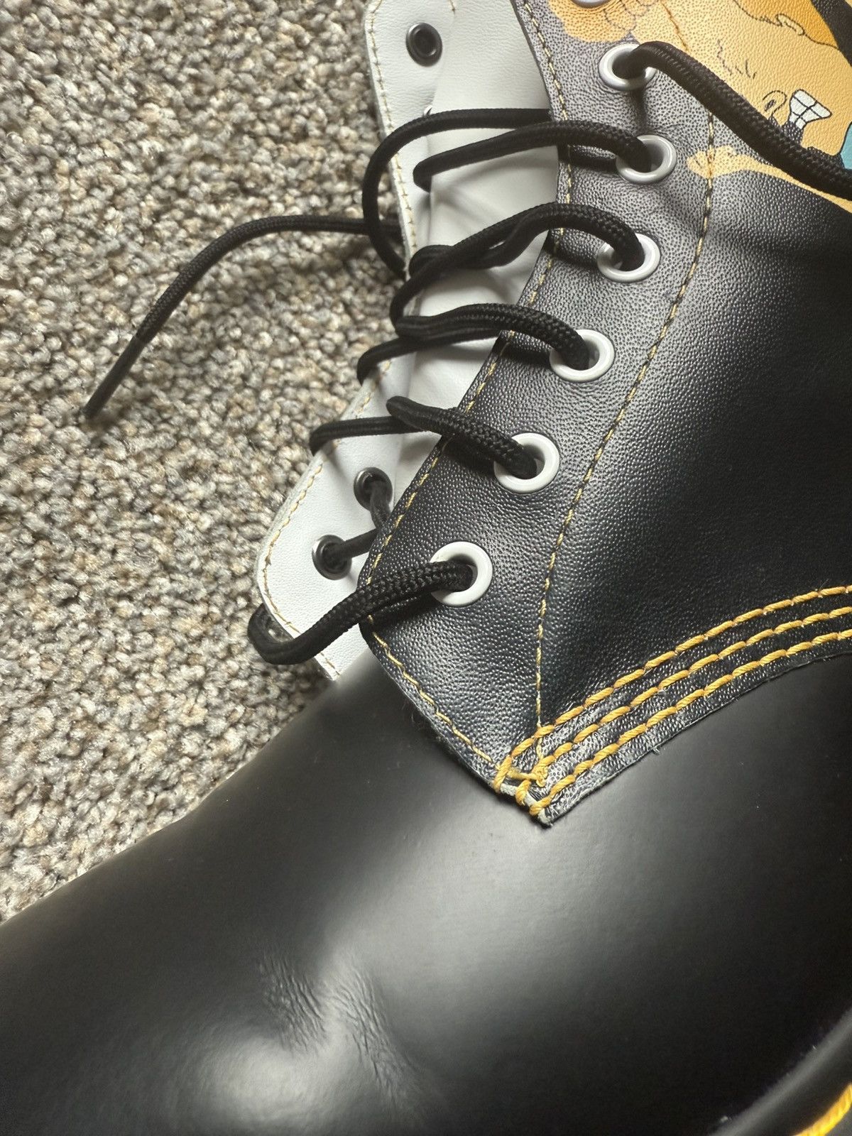 Dr. Martens Dr. Martens x Beavis and Butt-Head Pascal Leather Boots Size US 12 / EU 45 - 3 Thumbnail