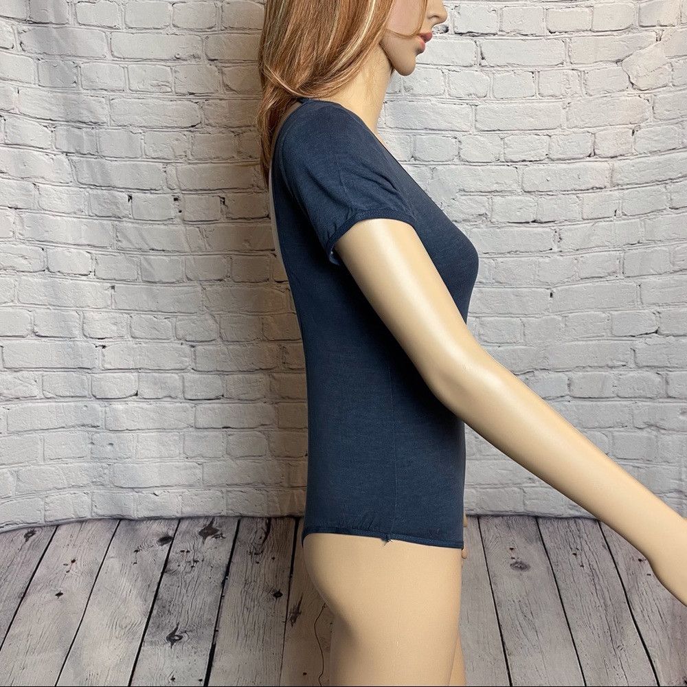 Other NWT New Olivaceous Bodysuit Blue Short Sleeves Size M Size M / US 6-8 / IT 42-44 - 3 Thumbnail