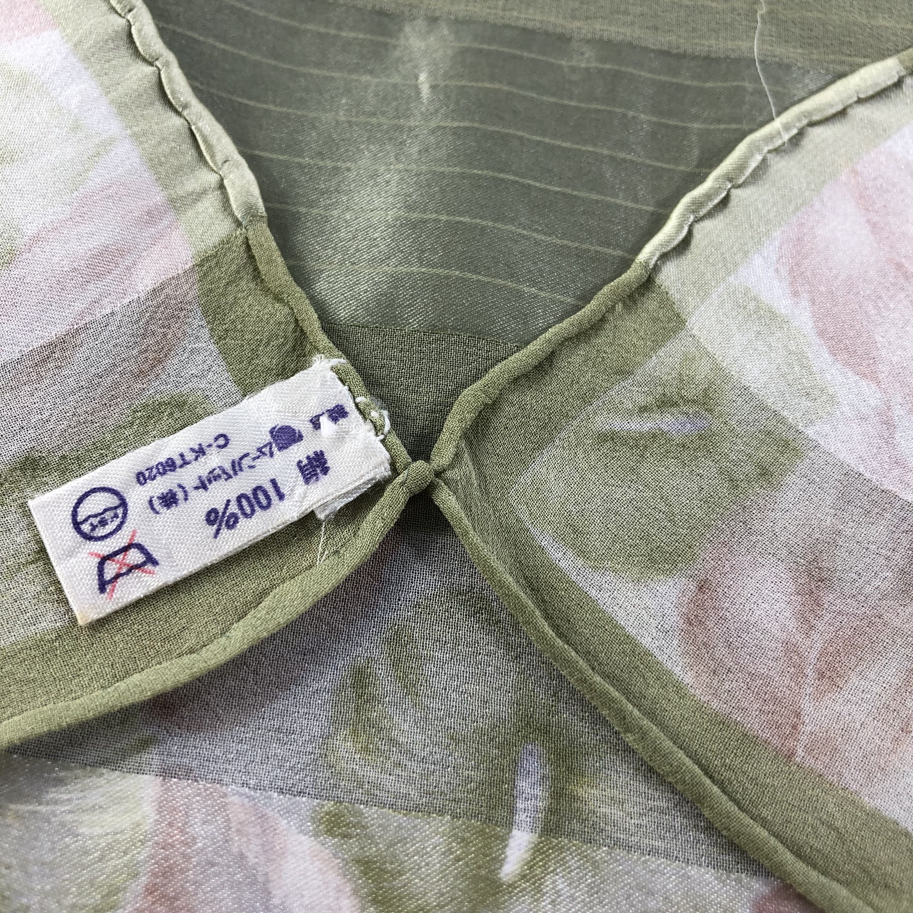 Japanese Brand Jun Ashida Slit Thread Silk Scarf M752 Size ONE SIZE - 5 Thumbnail