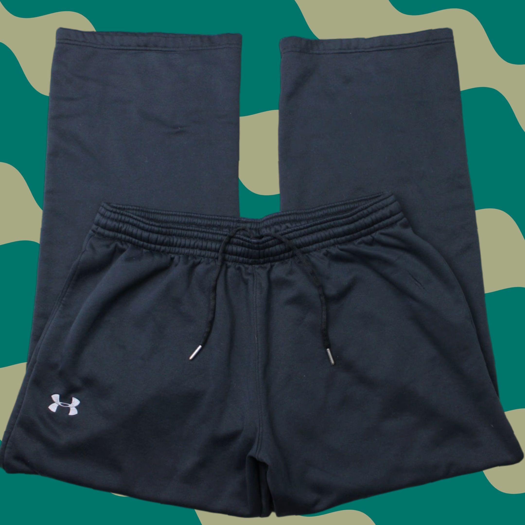 Under Armour Under Armour Pants Mens XL Black UA Loose Fit Drawstring Sweatpants Joggers Size US 36 / EU 52 - 1 Thumbnail