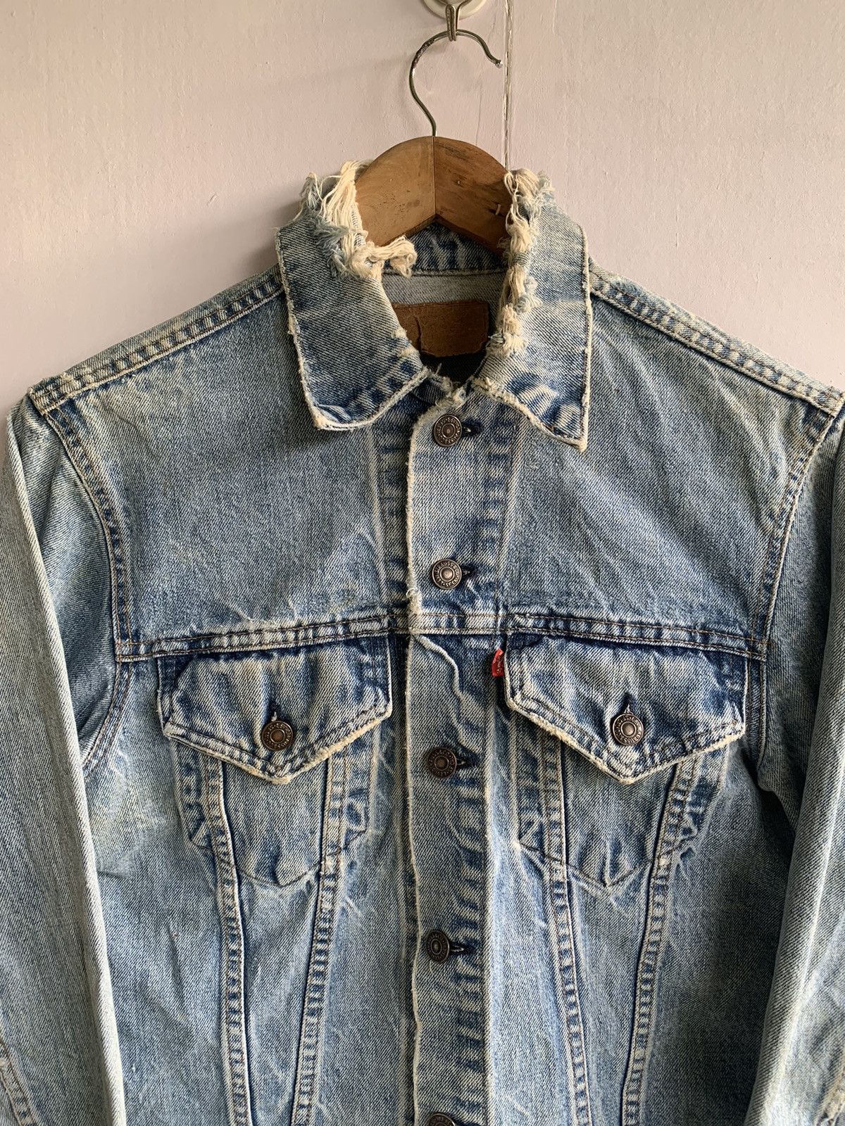 Levi's Vintage Clothing 💥Vintage 80s Levis Denim Jacket Size US S / EU 44-46 / 1 - 2 Thumbnail