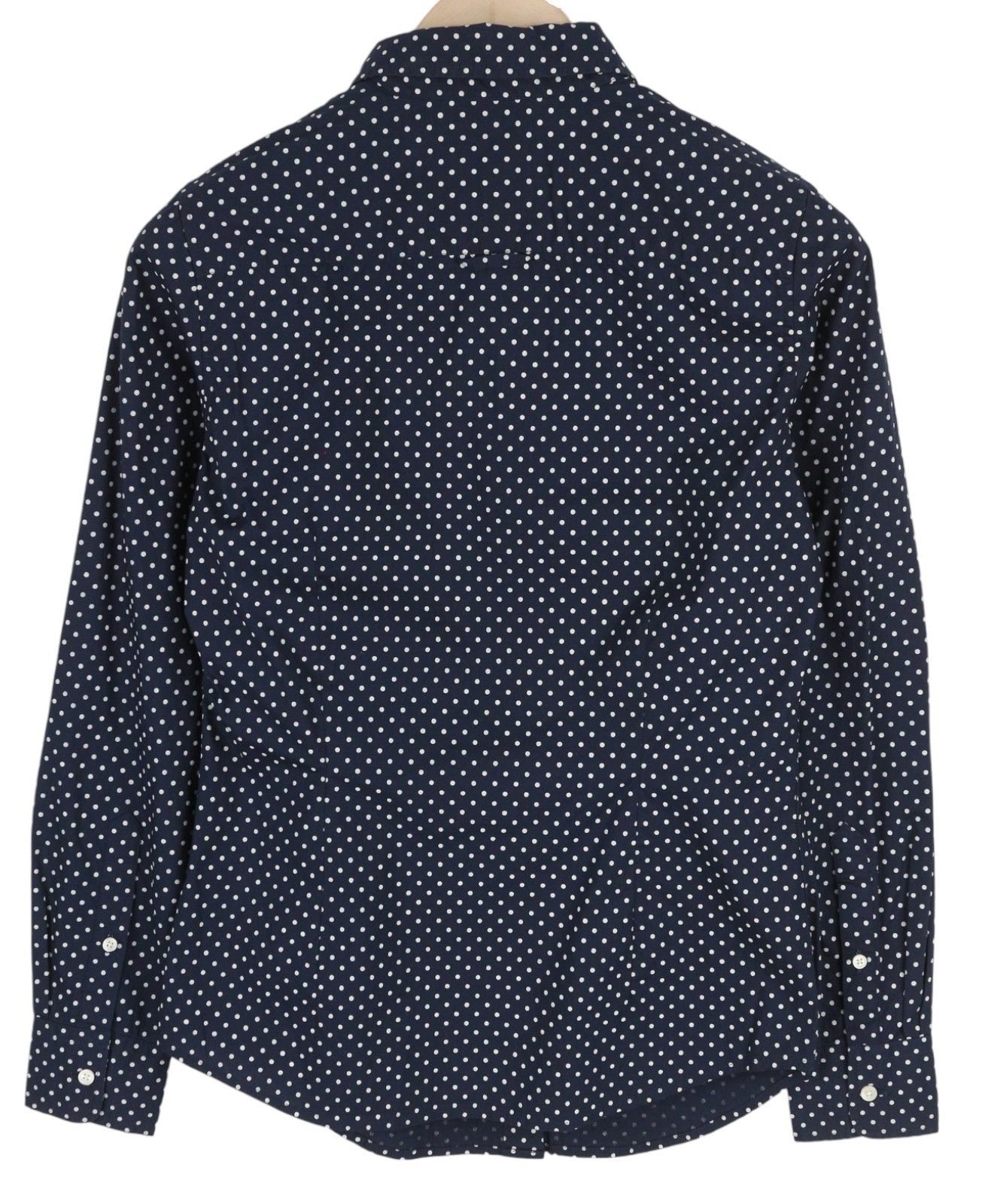 Gant STRETCH BROADCLOTH EU34 Dark Blue Polka Dot Shirt 85149 Size XS / US 0-2 / IT 36-38 - 2 Thumbnail