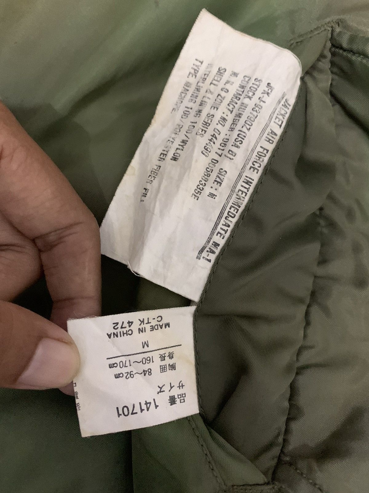 Other Vintage Bomber Jacket Air Force Intermedjate Reversible Size US M / EU 48-50 / 2 - 23 Thumbnail