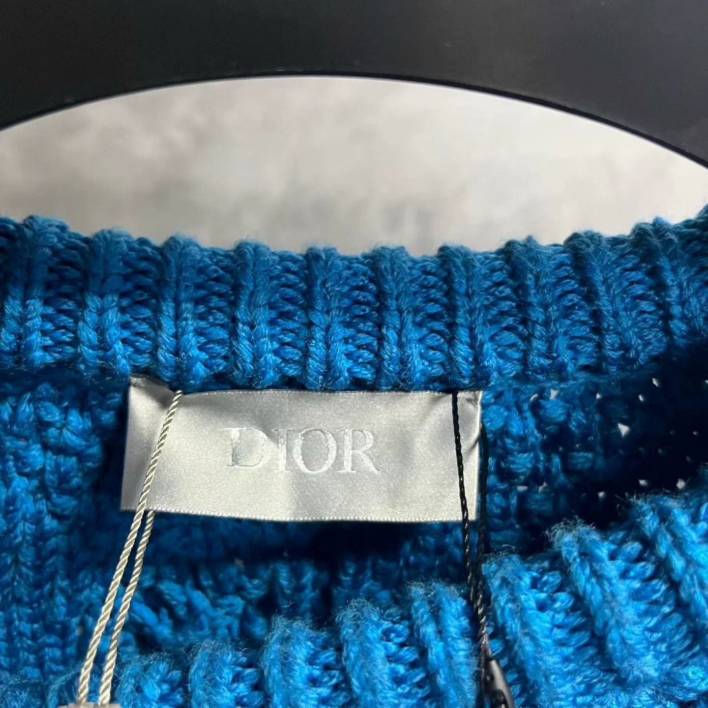 Dior Dior Latest Blue Knit Round Neck Sweater Size US XXS / EU 40 - 1 Thumbnail