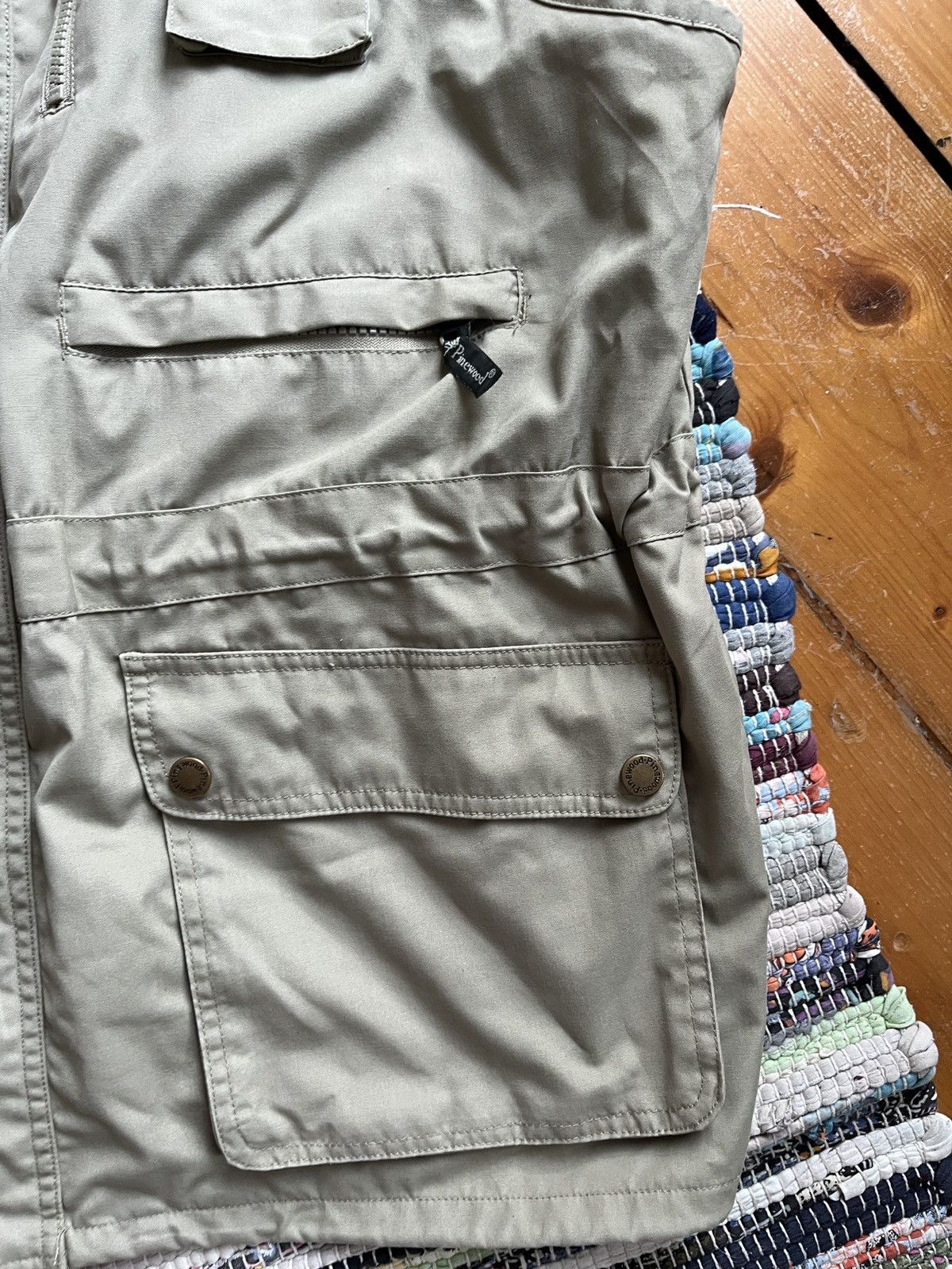 American Essentials Pinewood Beige Vest vintage Size US XL / EU 56 / 4 - 2 Thumbnail