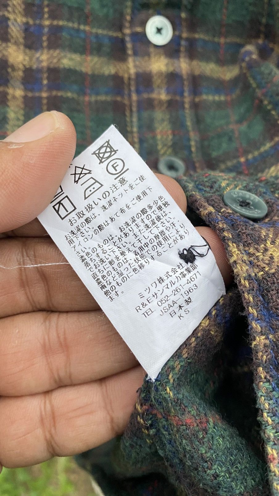 Flannel × Japanese Brand × Vintage Vintage Kinloch Anderson Flannel Shirt Size US L / EU 52-54 / 3 - 8 Thumbnail