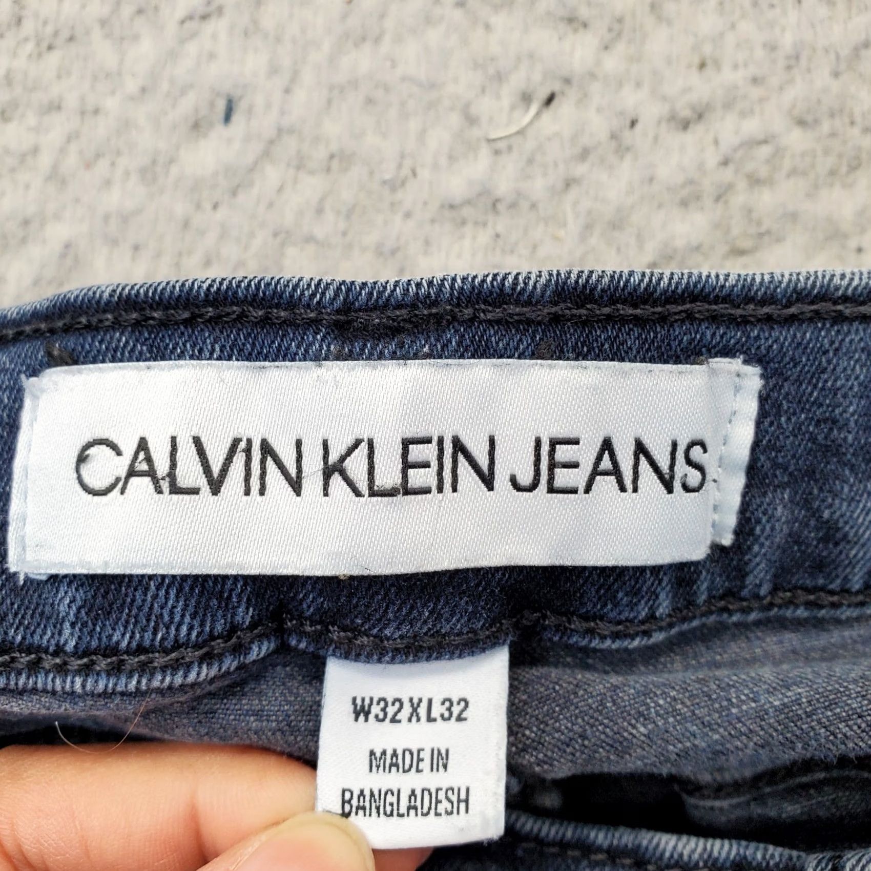 Calvin Klein Calvin Klein Jeans Womens 32x32 Blue Denim Medium Wash Streetwear Straight Leg Jeans Size 24" / US 00 / IT 34 - 7 Thumbnail