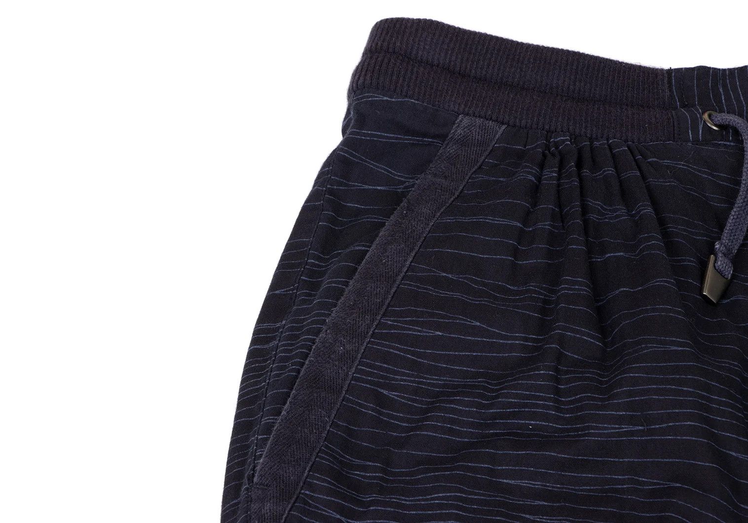 Issey Miyake Cotton Random Stripe Tapered Pants in Navy XL Size US 38 / EU 54 - 4 Thumbnail