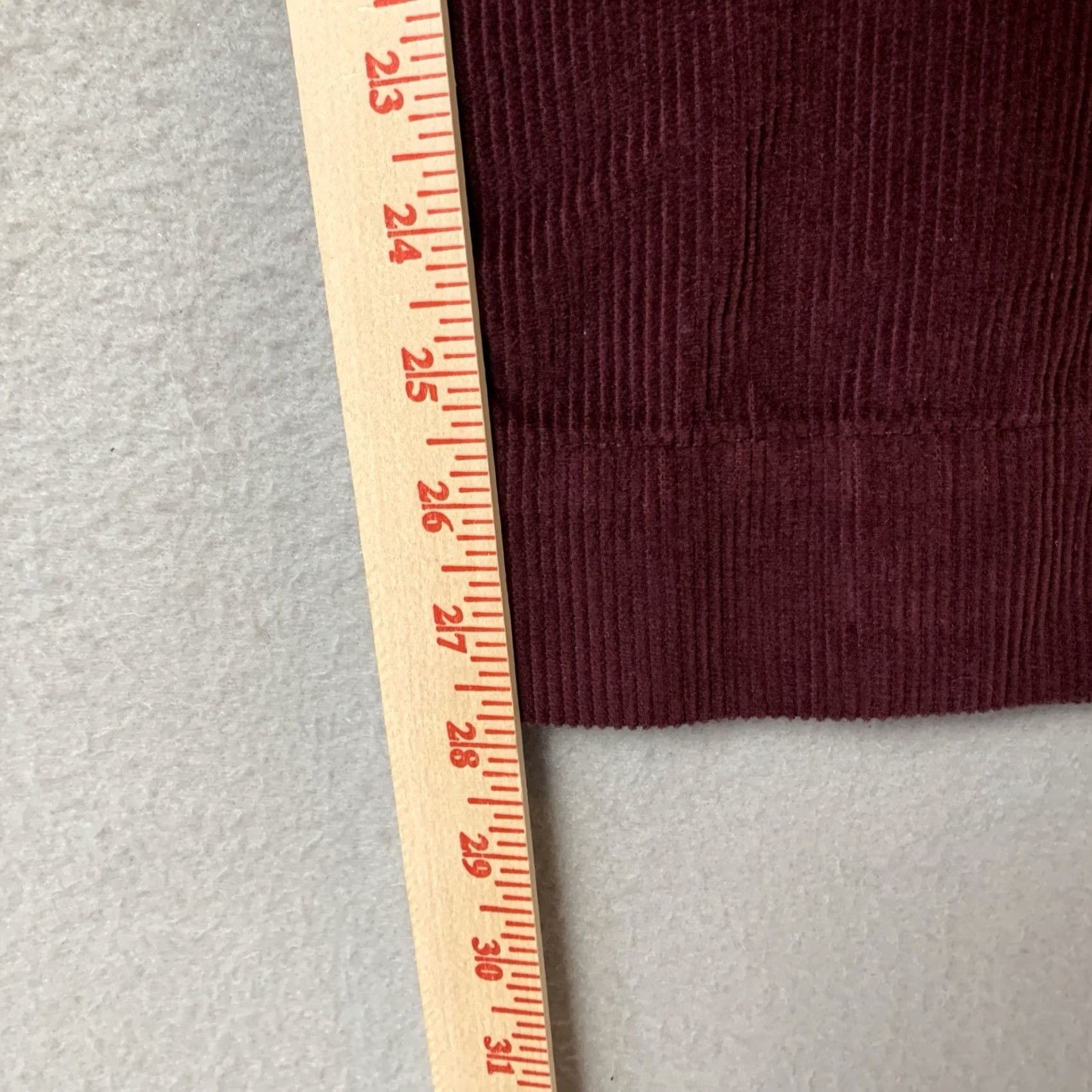 Old Navy Old Navy Pants Womens 10 Maroon High Rise Wide Leg Corduroy Office Siren Y2K Size 32" / US 10 / IT 46 - 6 Thumbnail